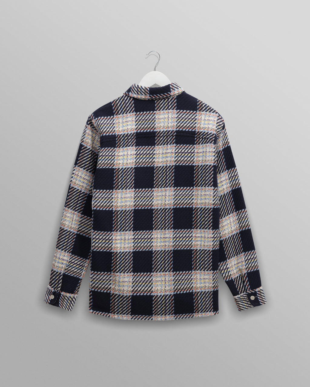 Whiting - Navy And Multicolour Hutton Check Overshirt