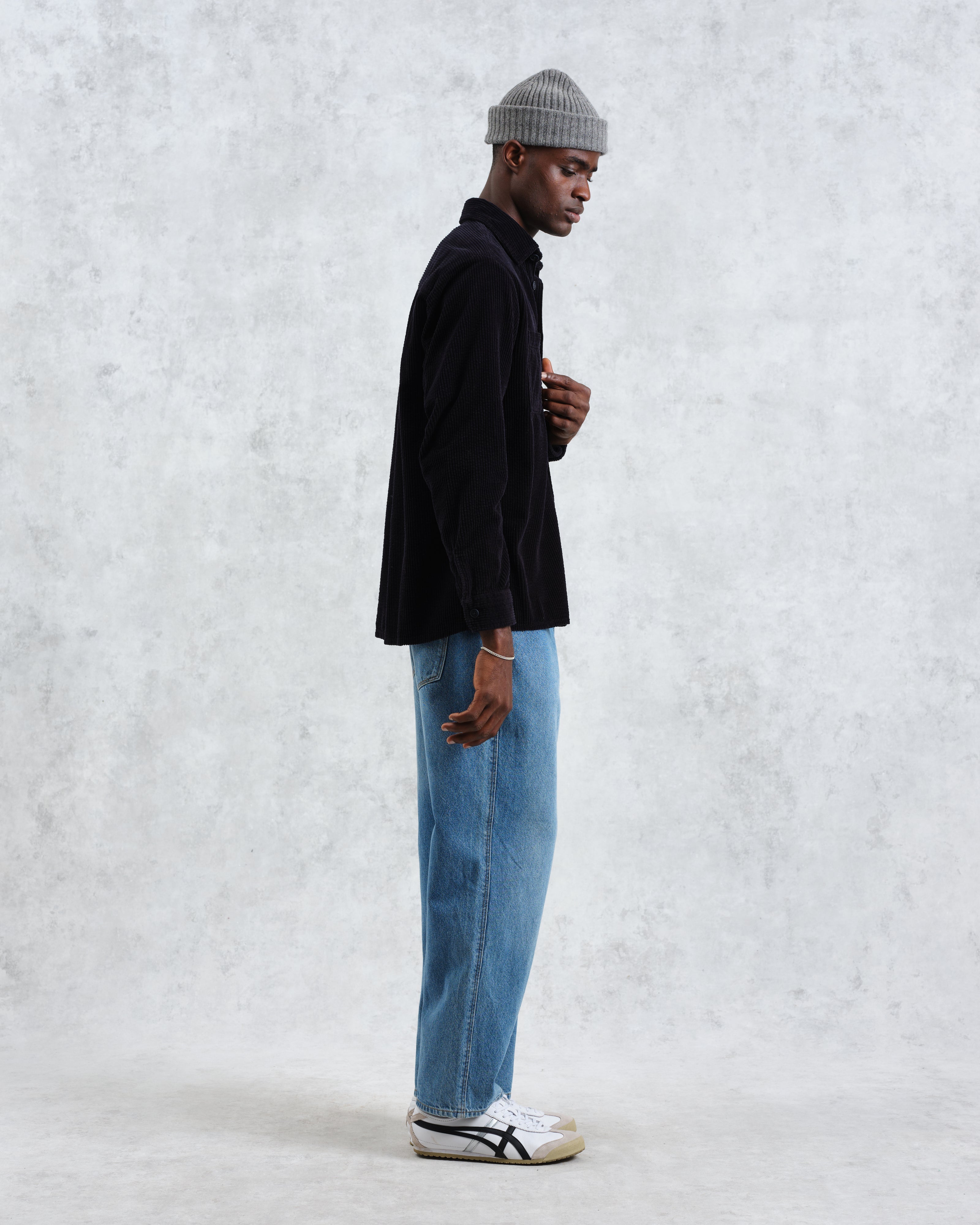 Whiting - Navy Jumbo Corduroy Overshirt