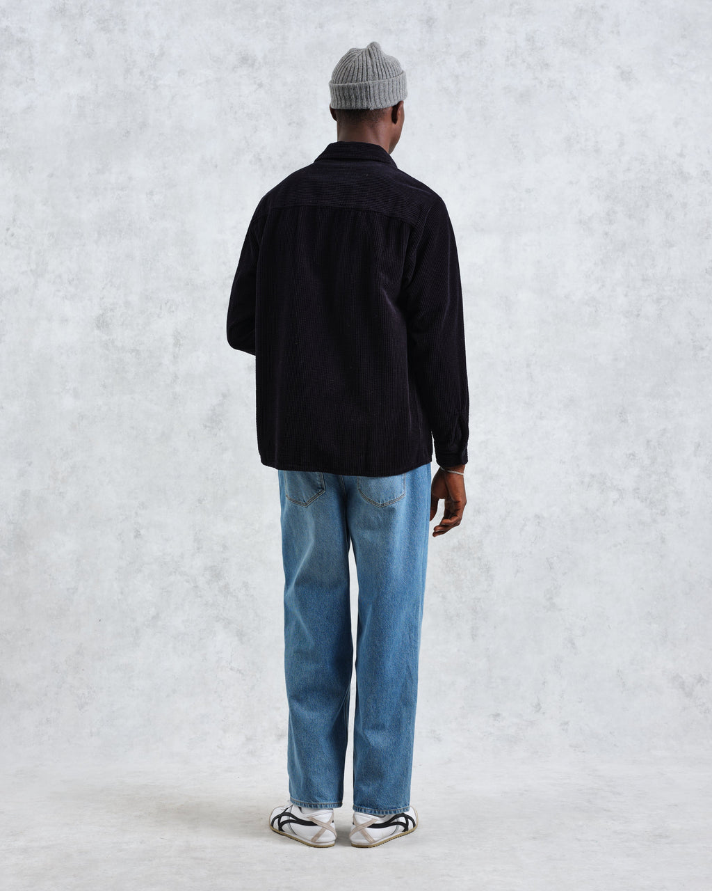 Whiting - Navy Jumbo Corduroy Overshirt