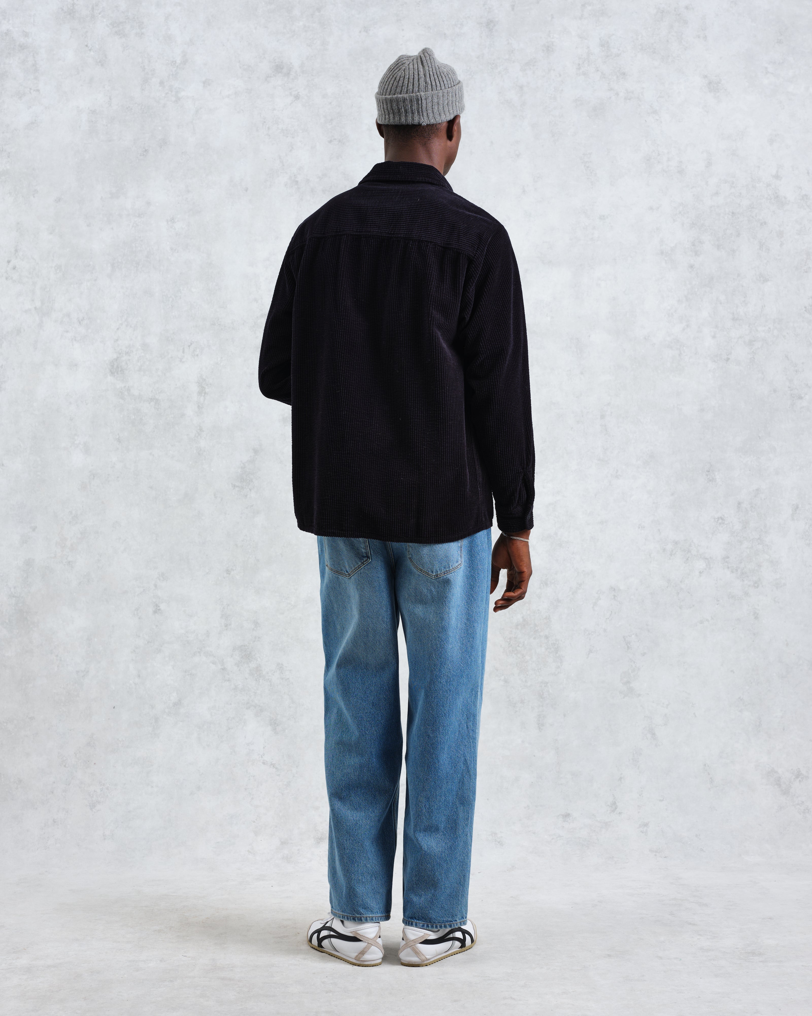 Whiting - Navy Jumbo Corduroy Overshirt