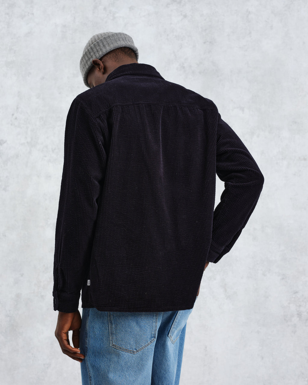 Whiting - Navy Jumbo Corduroy Overshirt
