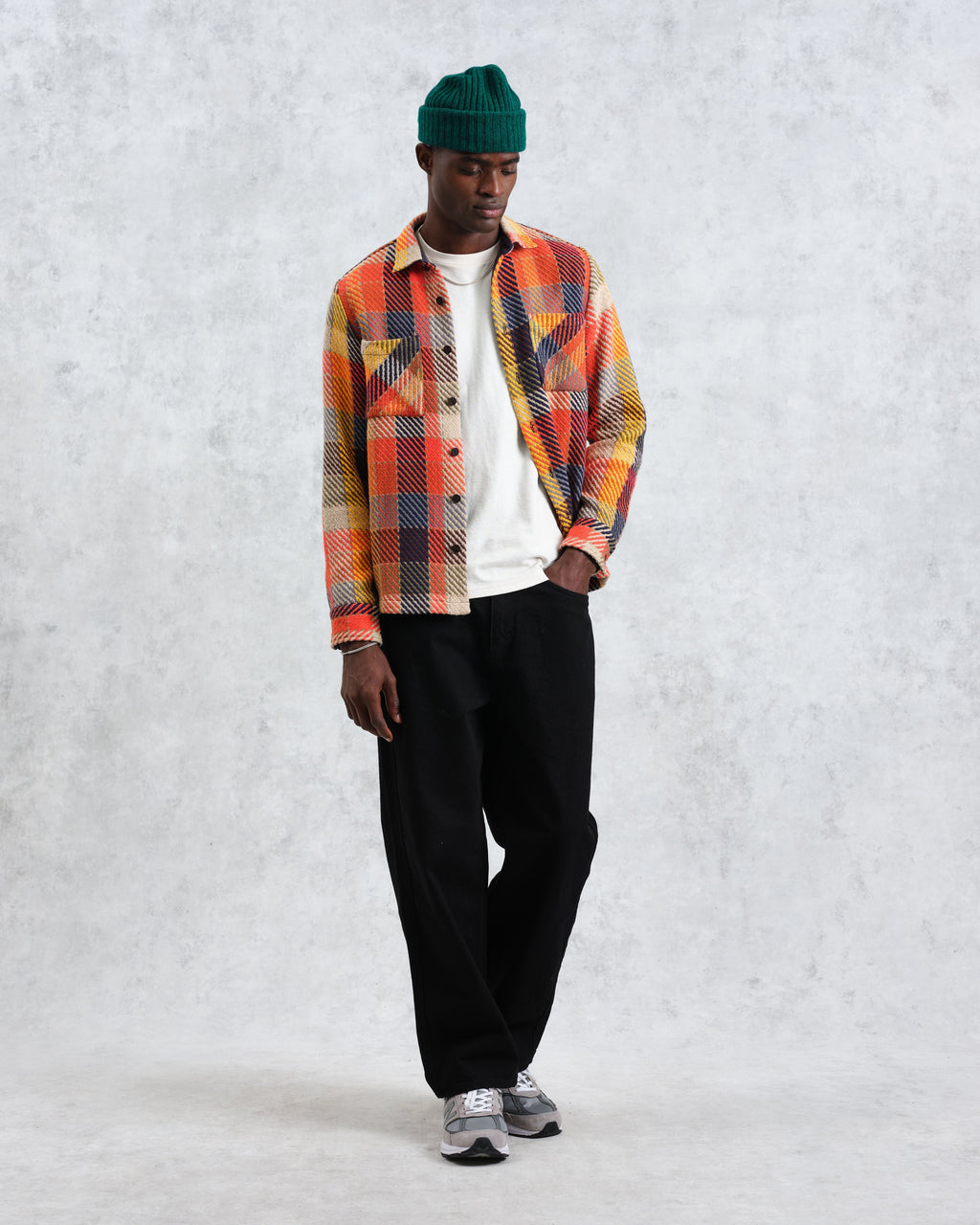 Whiting - Orange Pike Check Overshirt