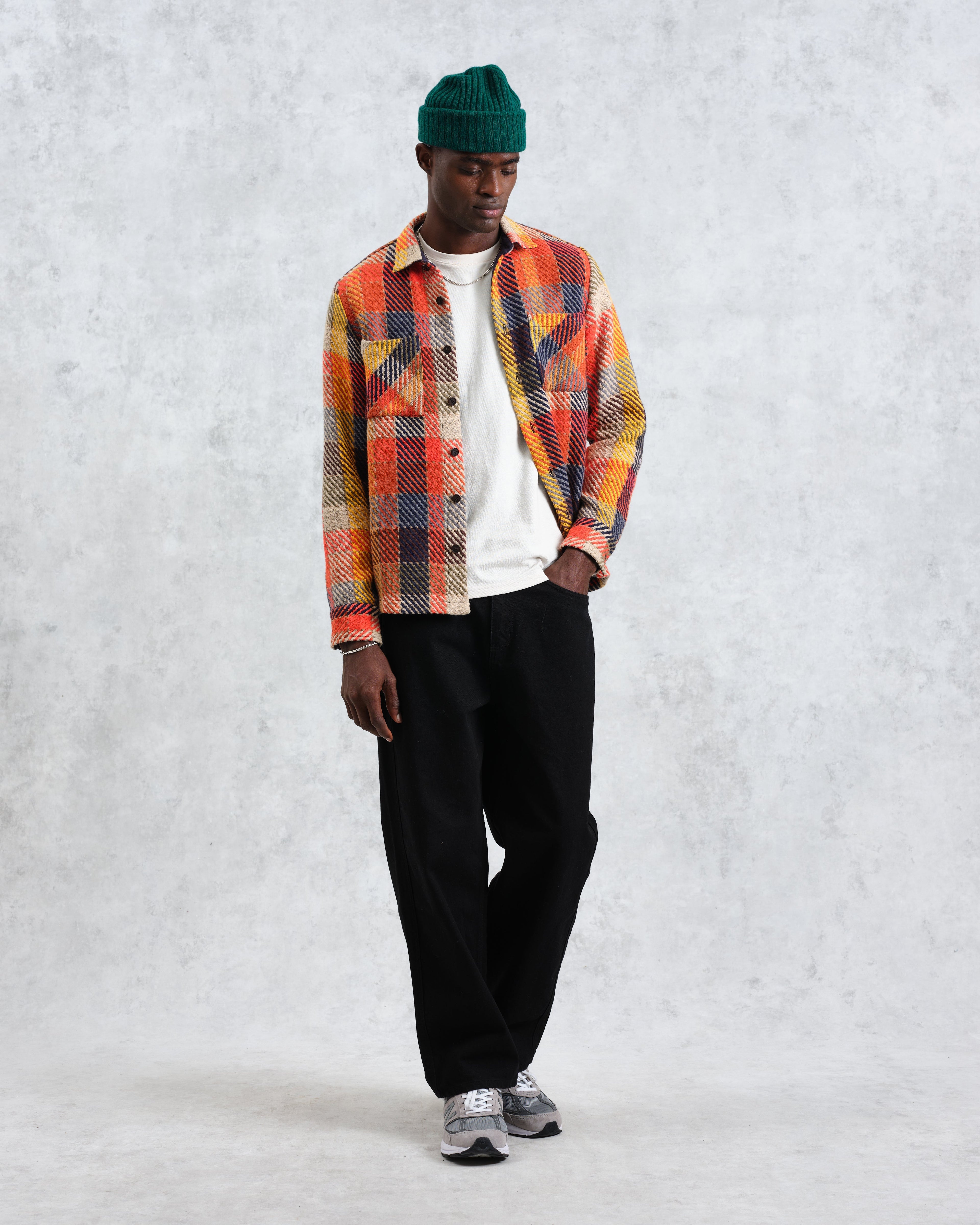 Whiting - Orange Pike Check Overshirt