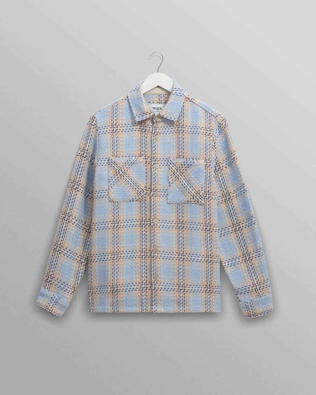 Whiting - Pale Blue Earl Check Overshirt