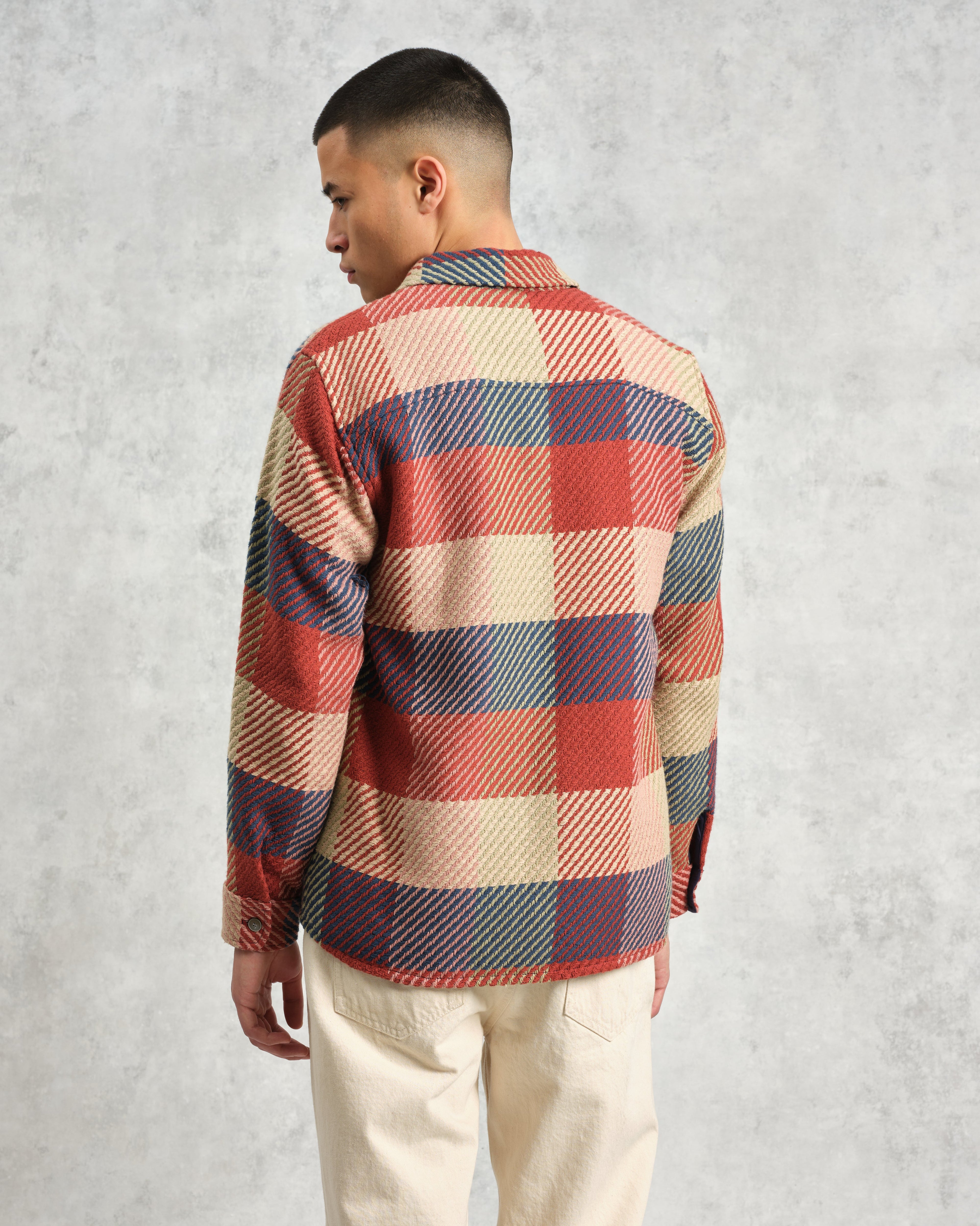 Whiting - Red And Multicolour Block Check Overshirt
