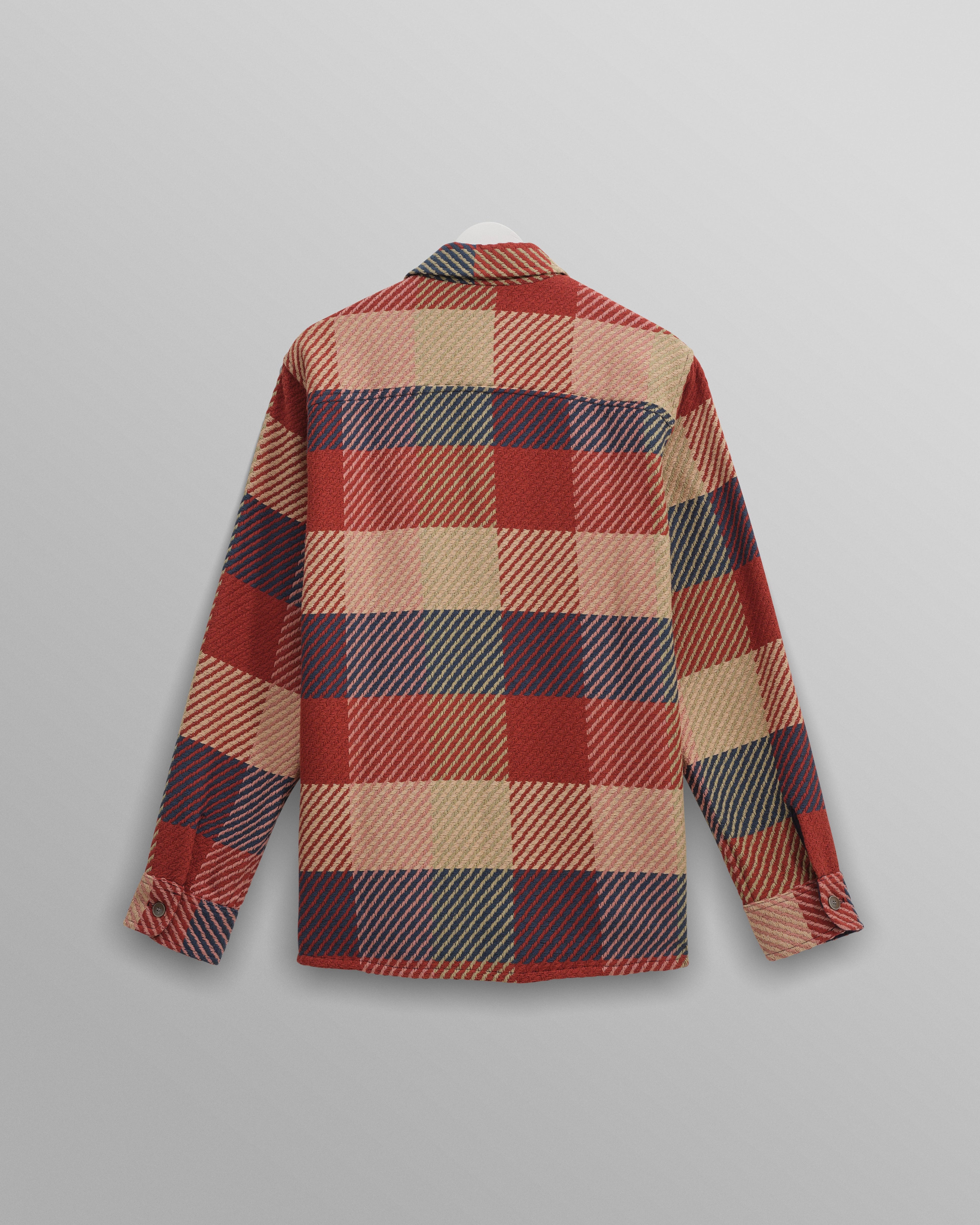 Whiting - Red And Multicolour Block Check Overshirt