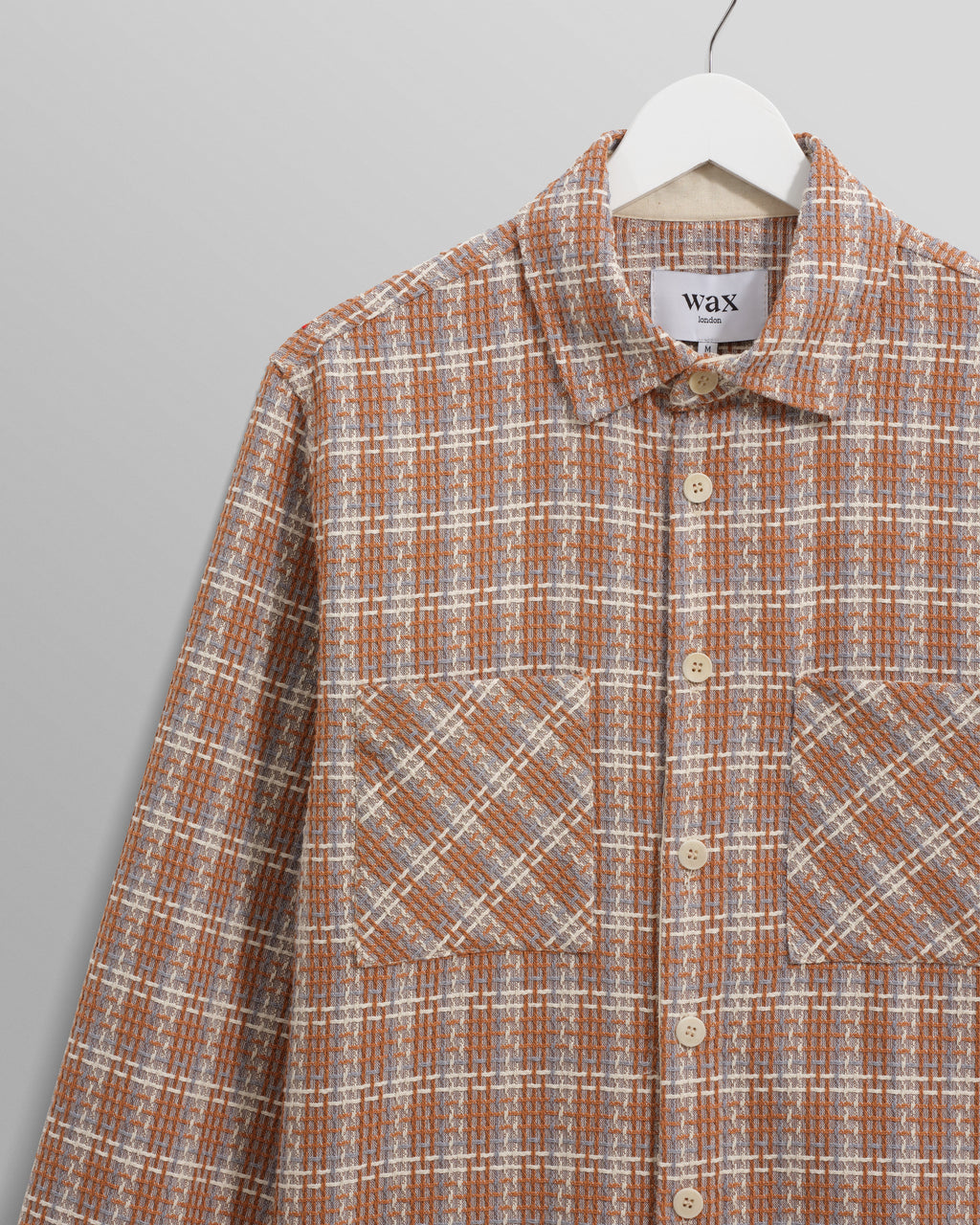 Whiting - Tan And Multicolour Ladder Check Overshirt