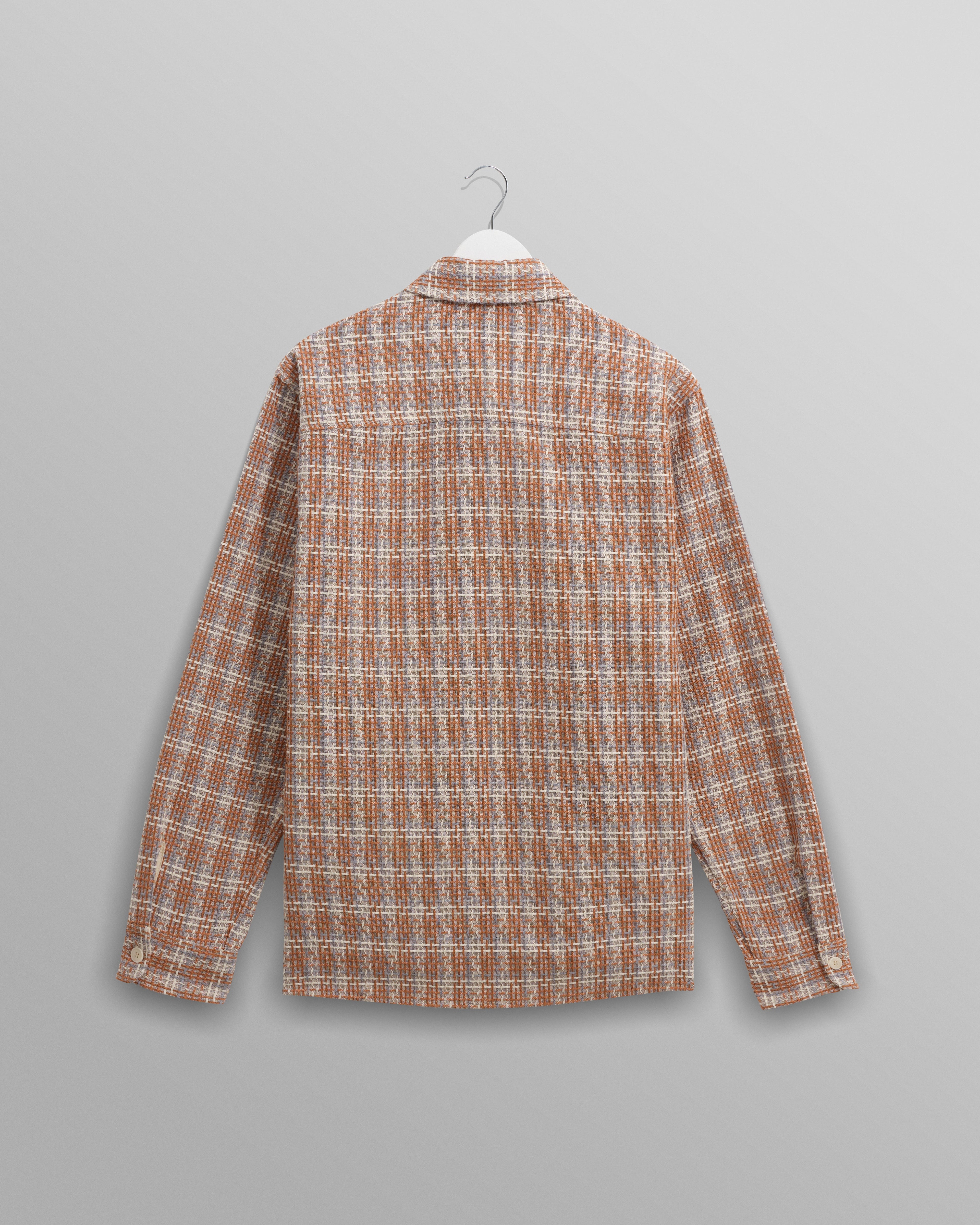 Whiting - Tan And Multicolour Ladder Check Overshirt