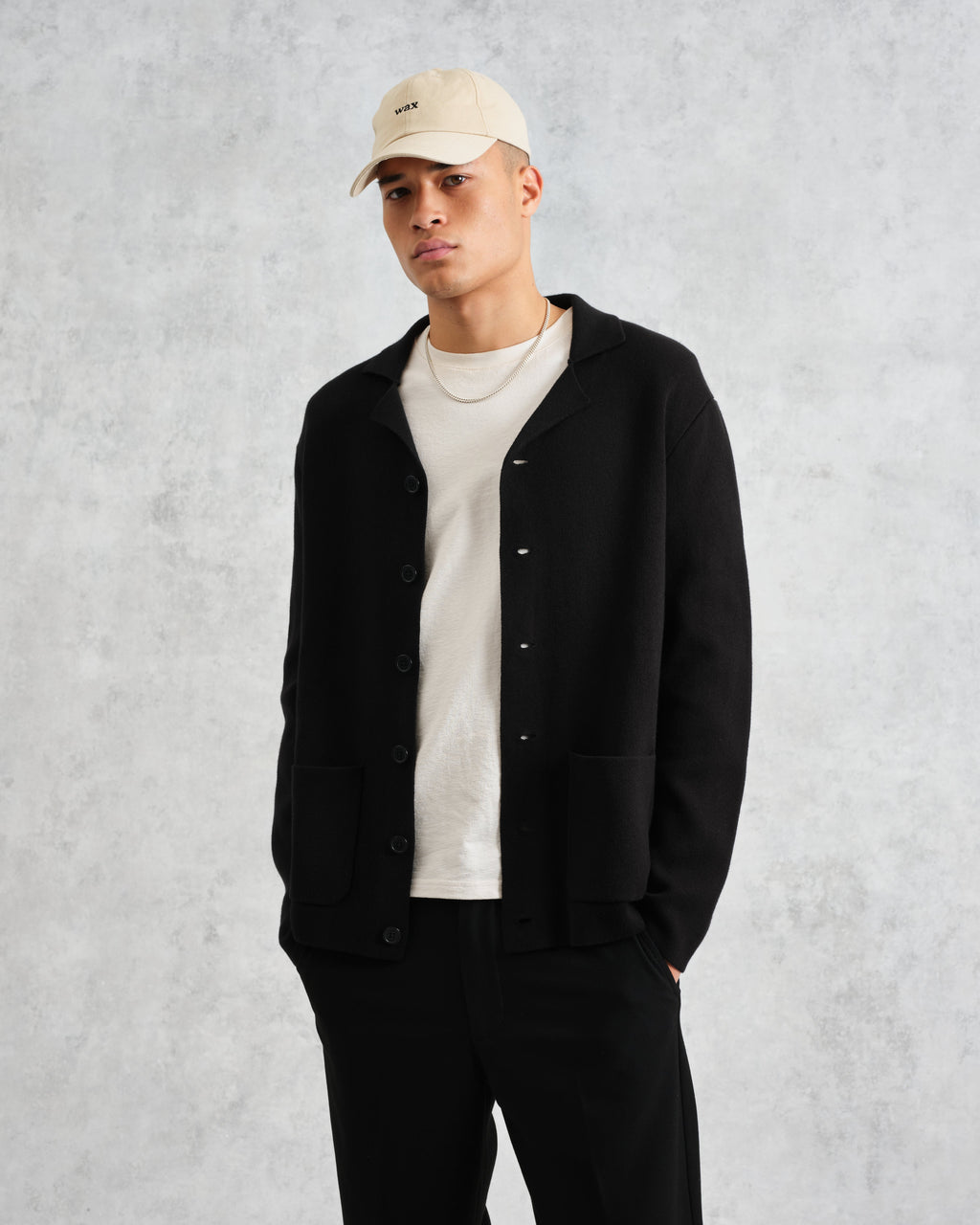 Wightman - Black Milano Cardigan