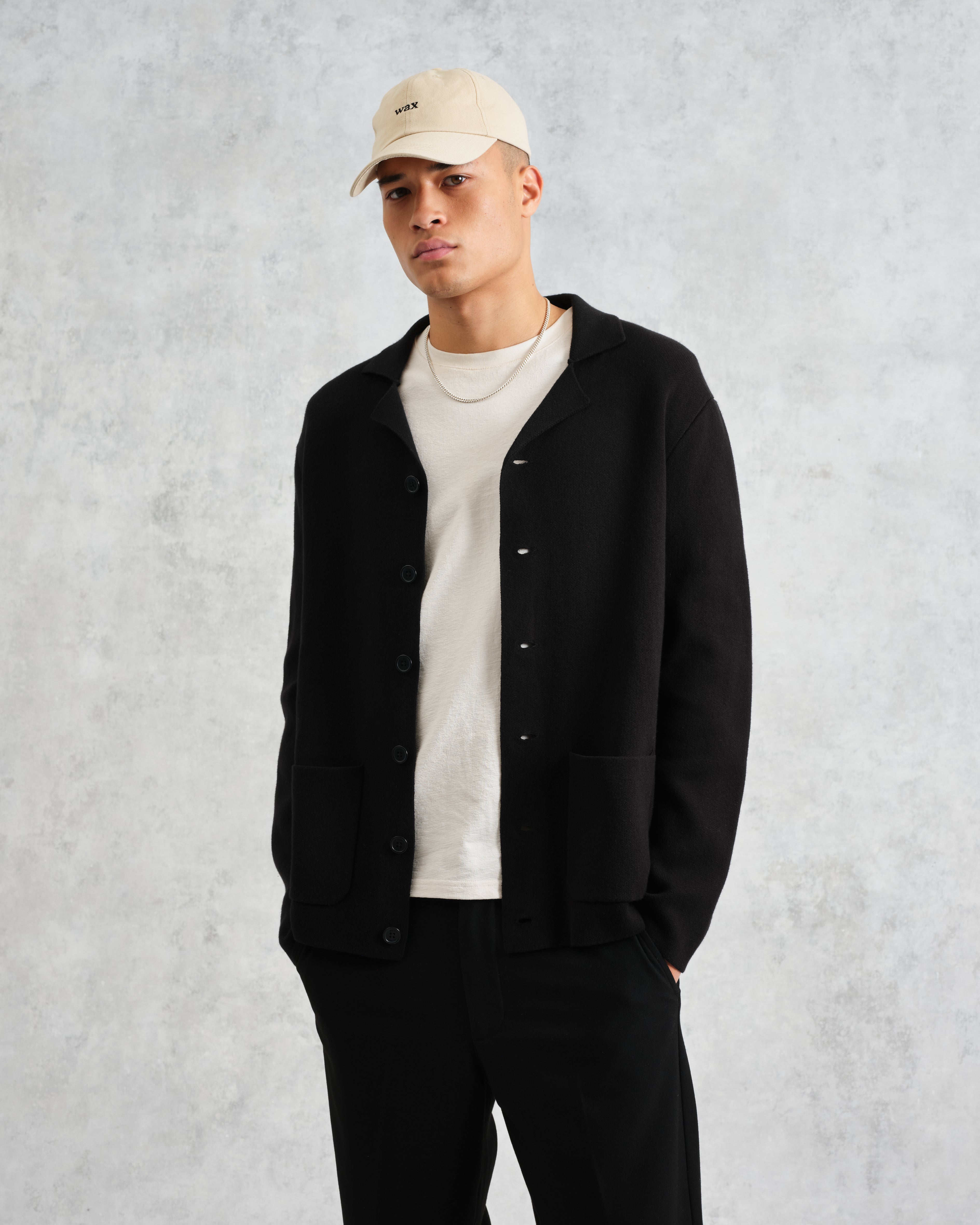 Wightman - Black Milano Cardigan