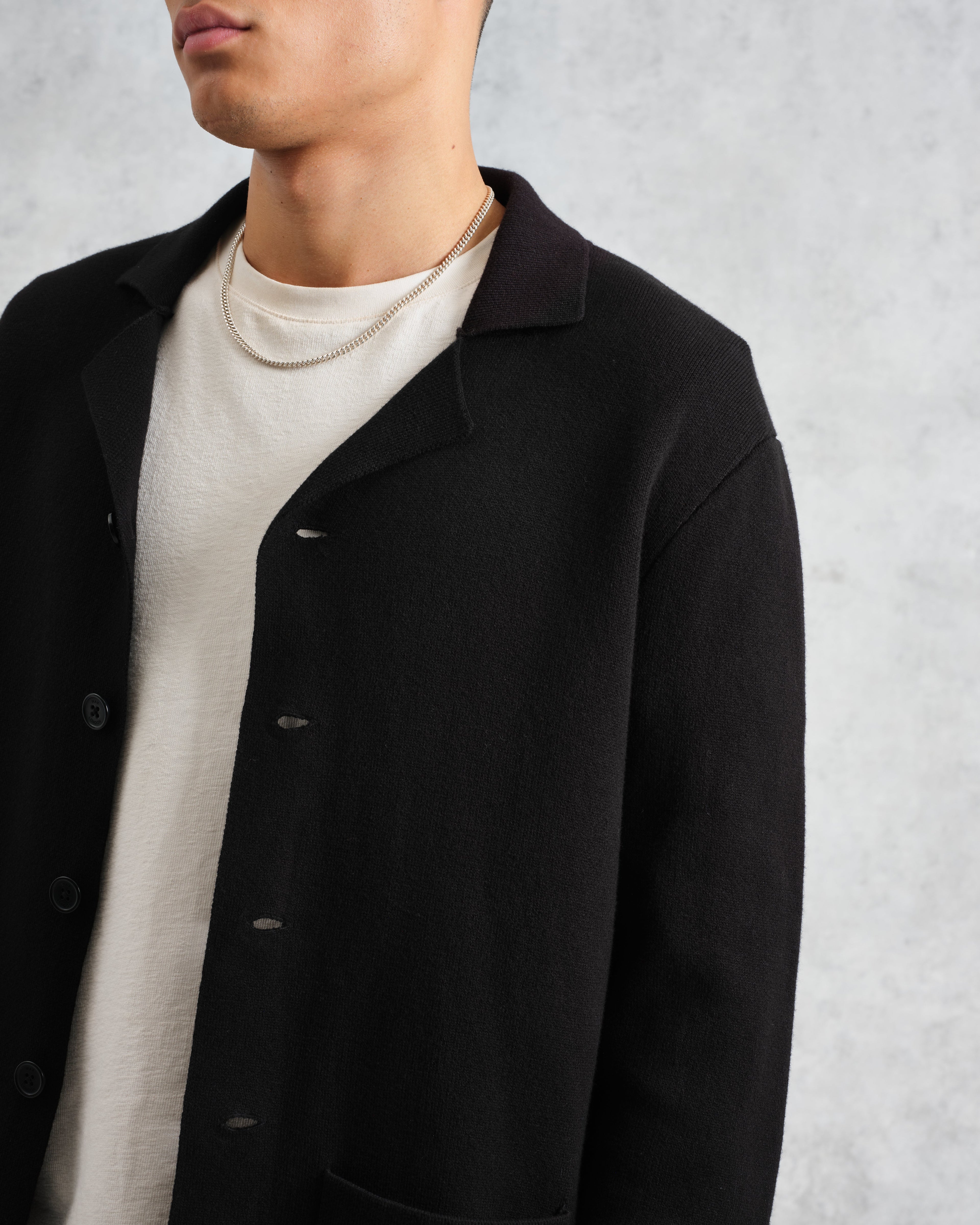 Wightman - Black Milano Cardigan