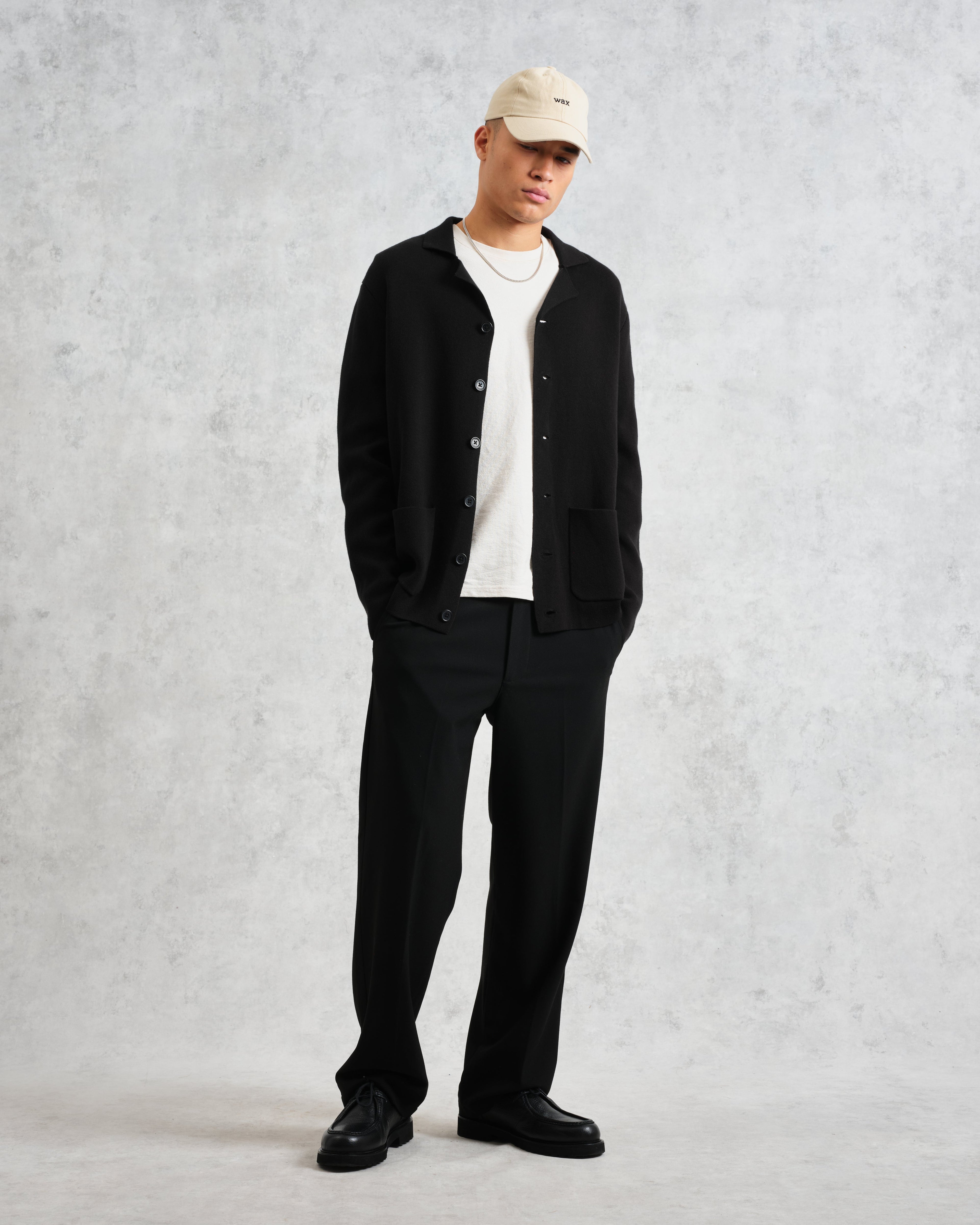 Wightman - Black Milano Cardigan
