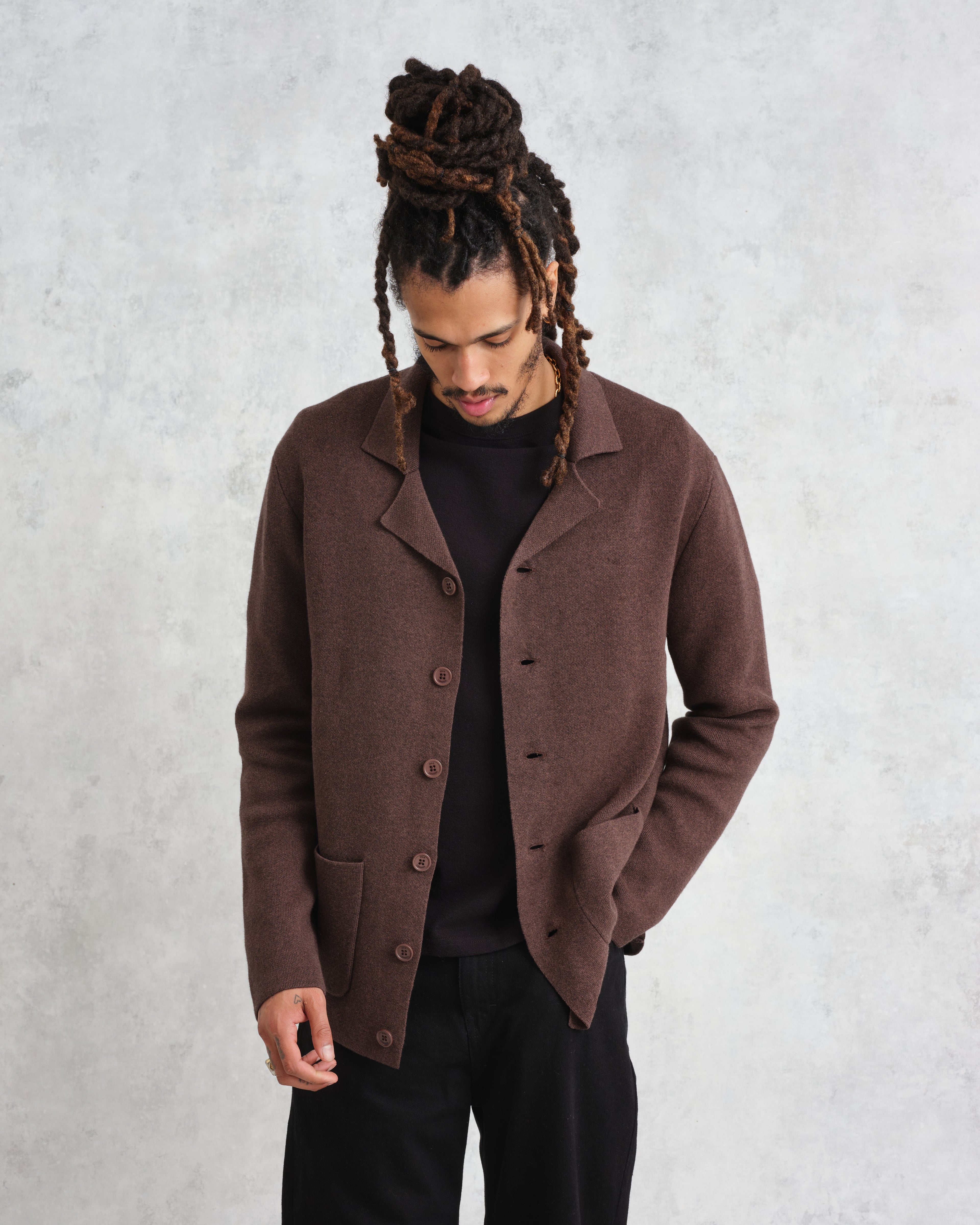 Wightman - Brown Milano Cardigan