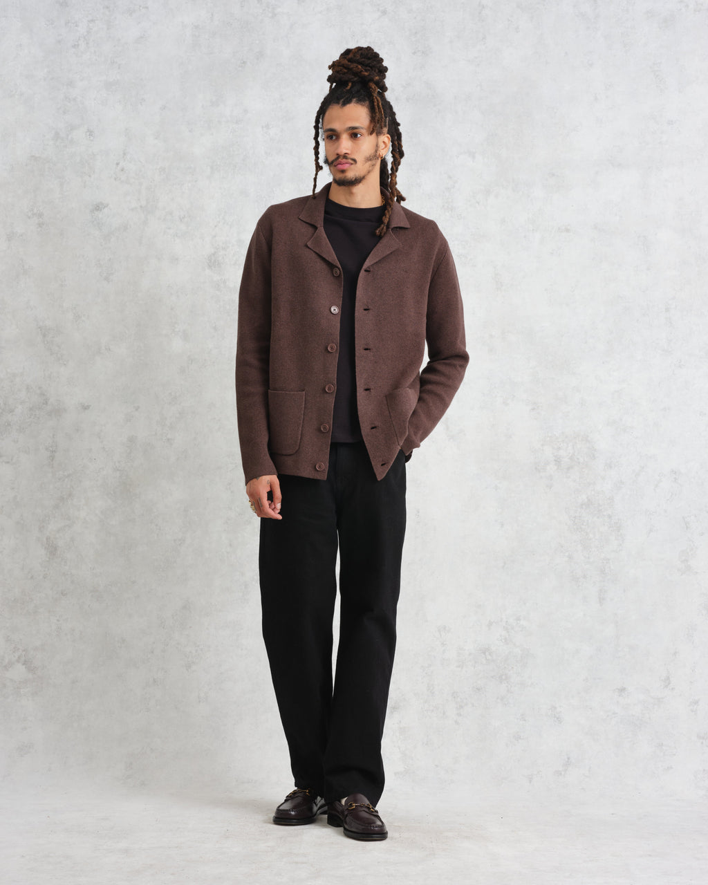 Wightman - Brown Milano Cardigan