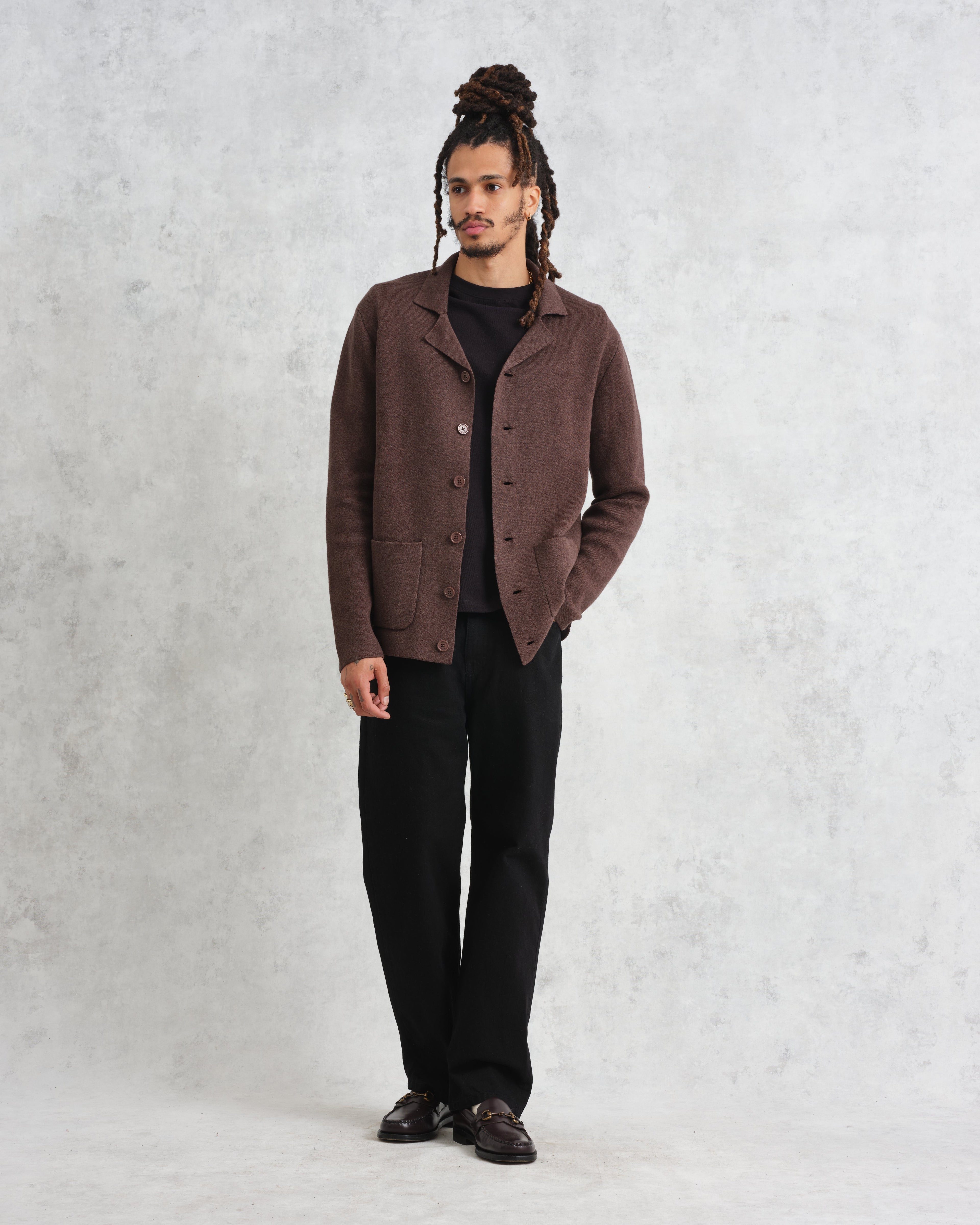 Wightman - Brown Milano Cardigan