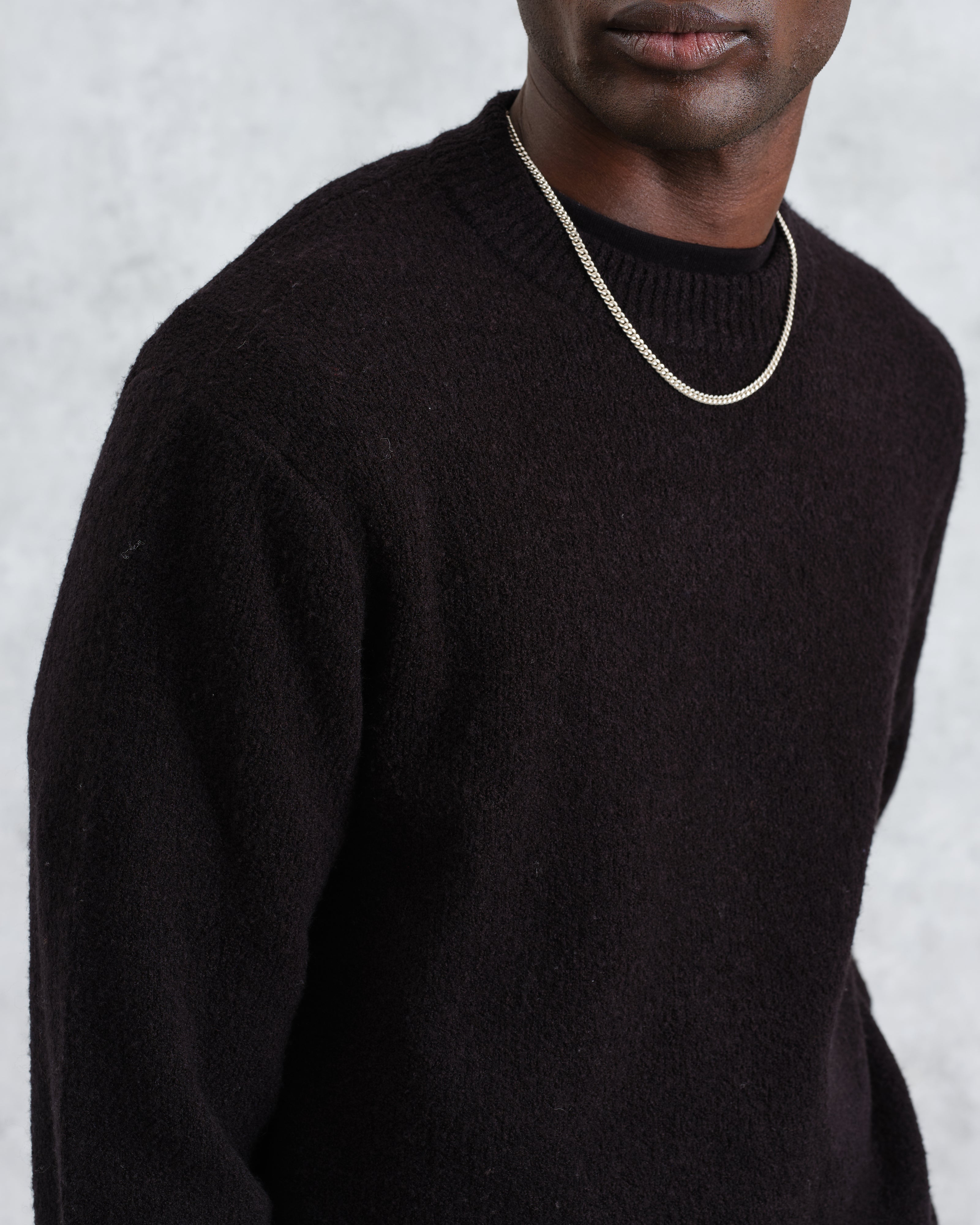Wilde - Black Boucle Jumper