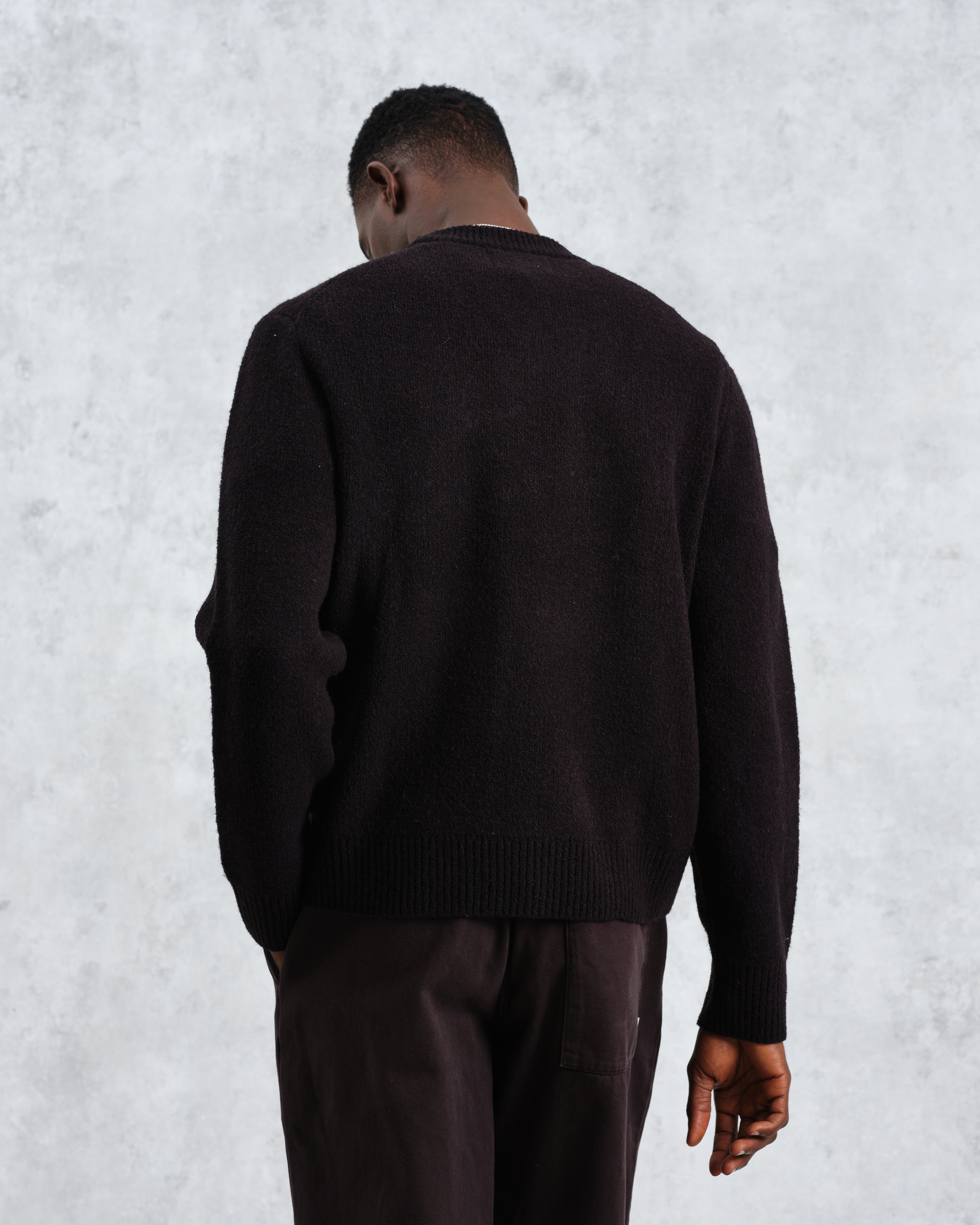Wilde - Black Boucle Jumper