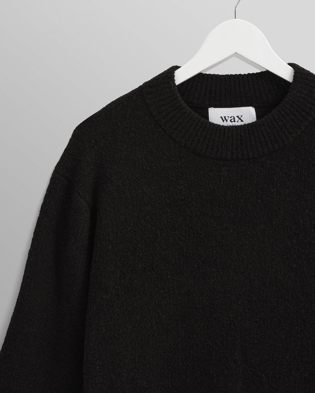 Wilde - Black Boucle Jumper