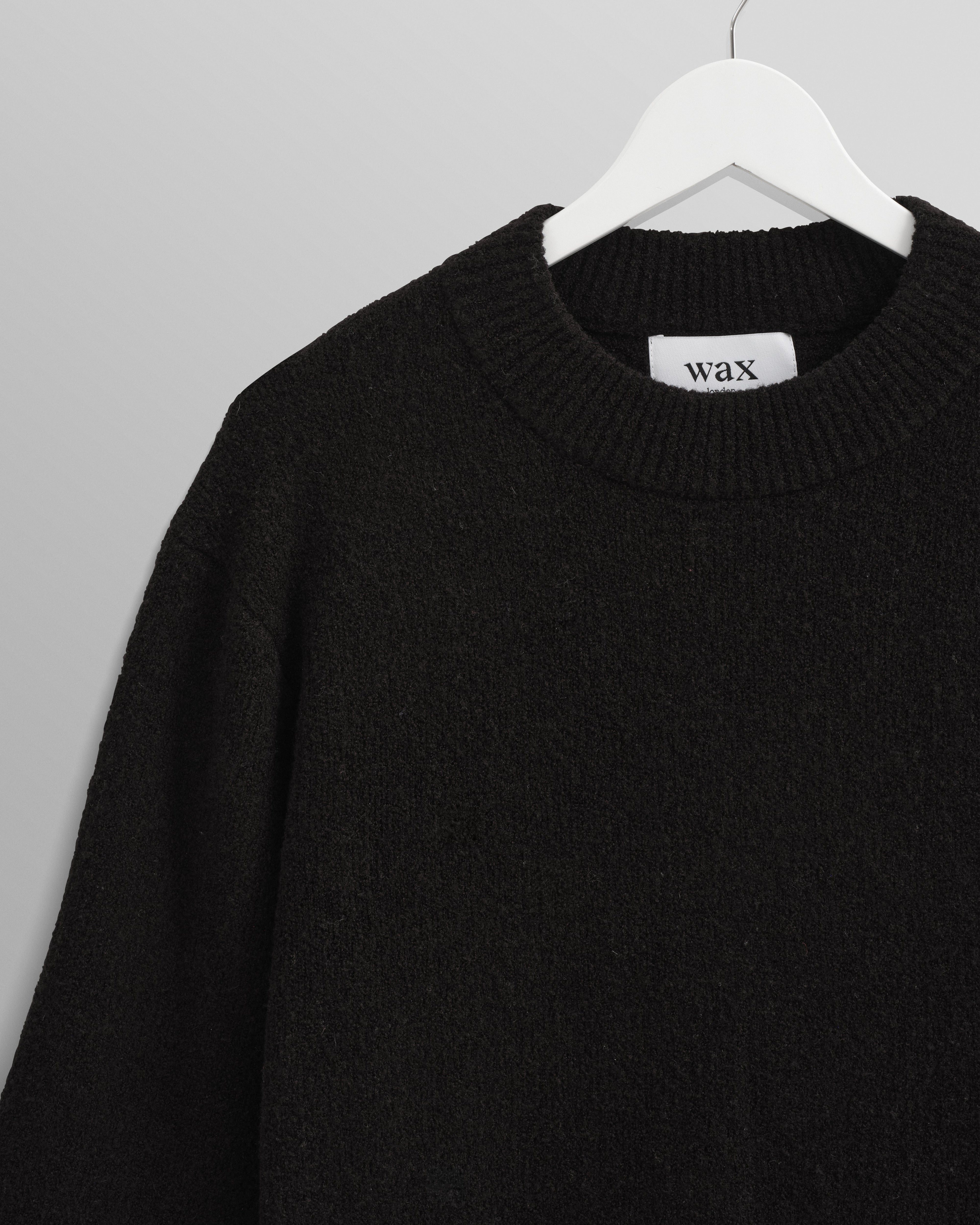 Wilde - Black Boucle Jumper