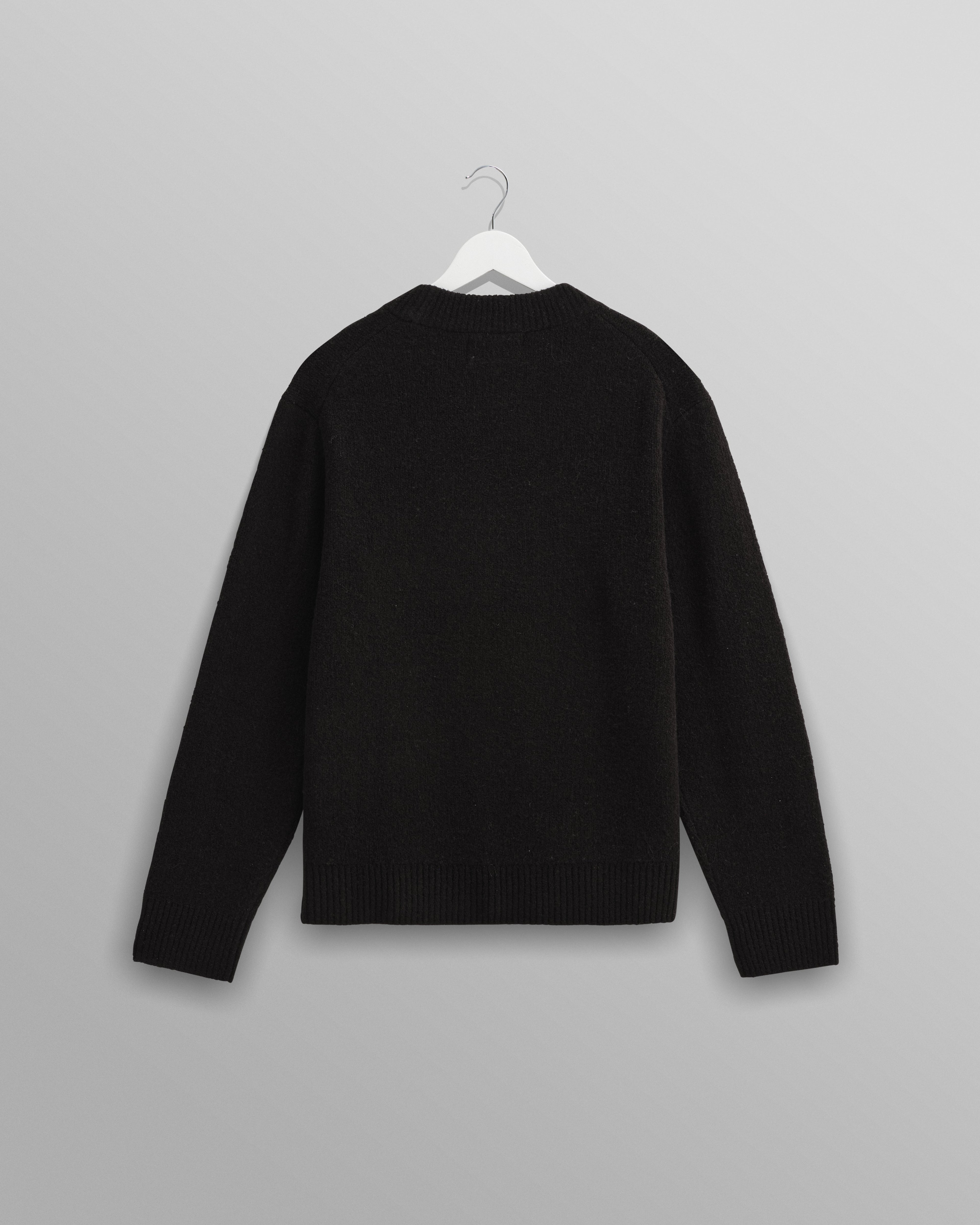 Wilde - Black Boucle Jumper