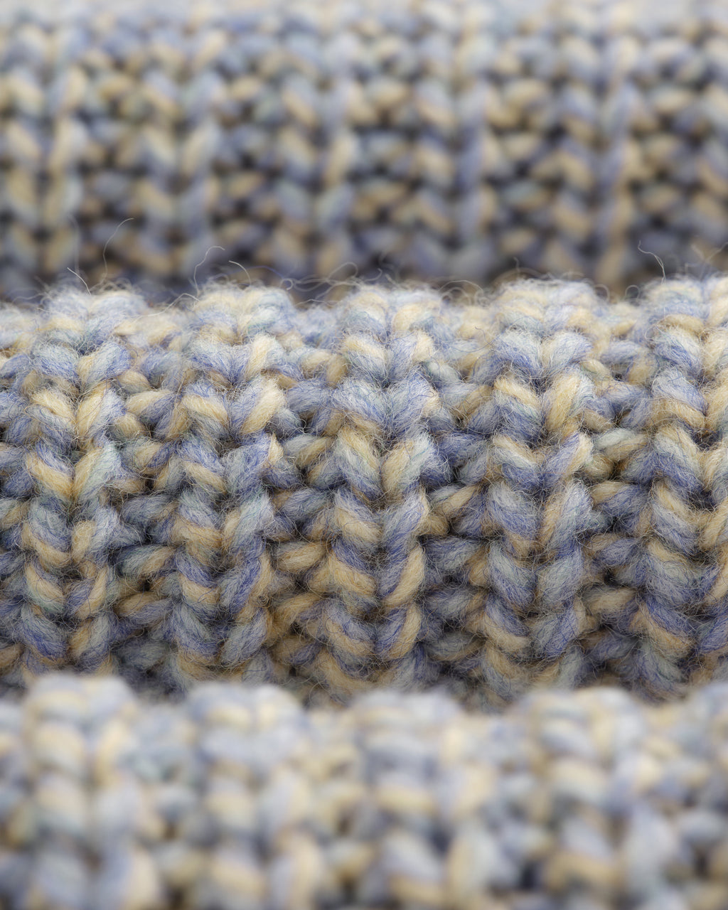 Wilde - Blue Heavyweight Knit Jumper