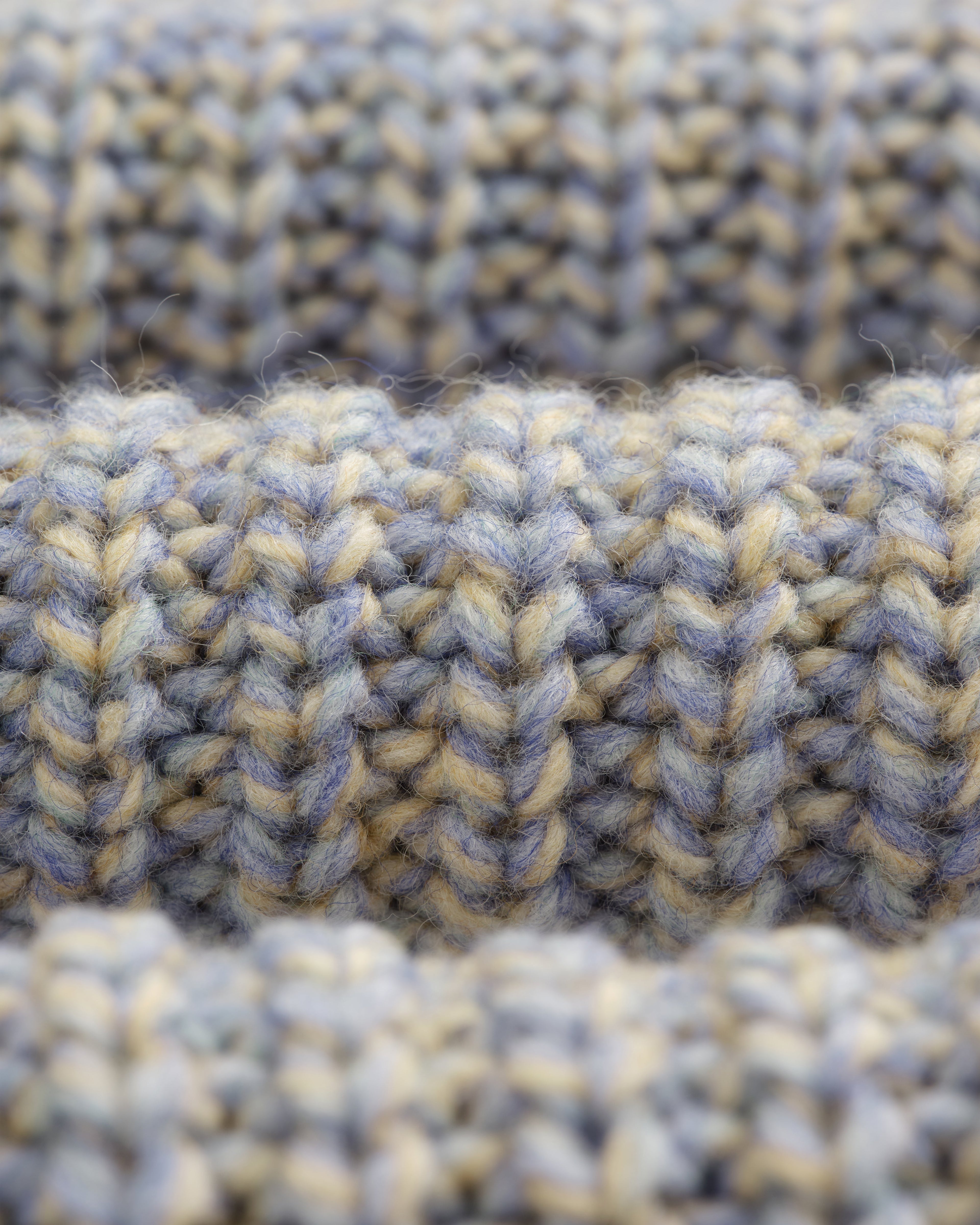 Wilde - Blue Heavyweight Knit Jumper