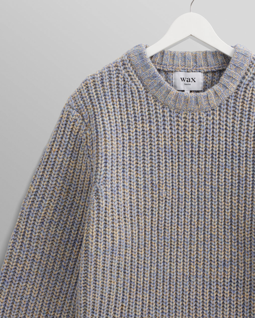 Wilde - Blue Heavyweight Knit Jumper