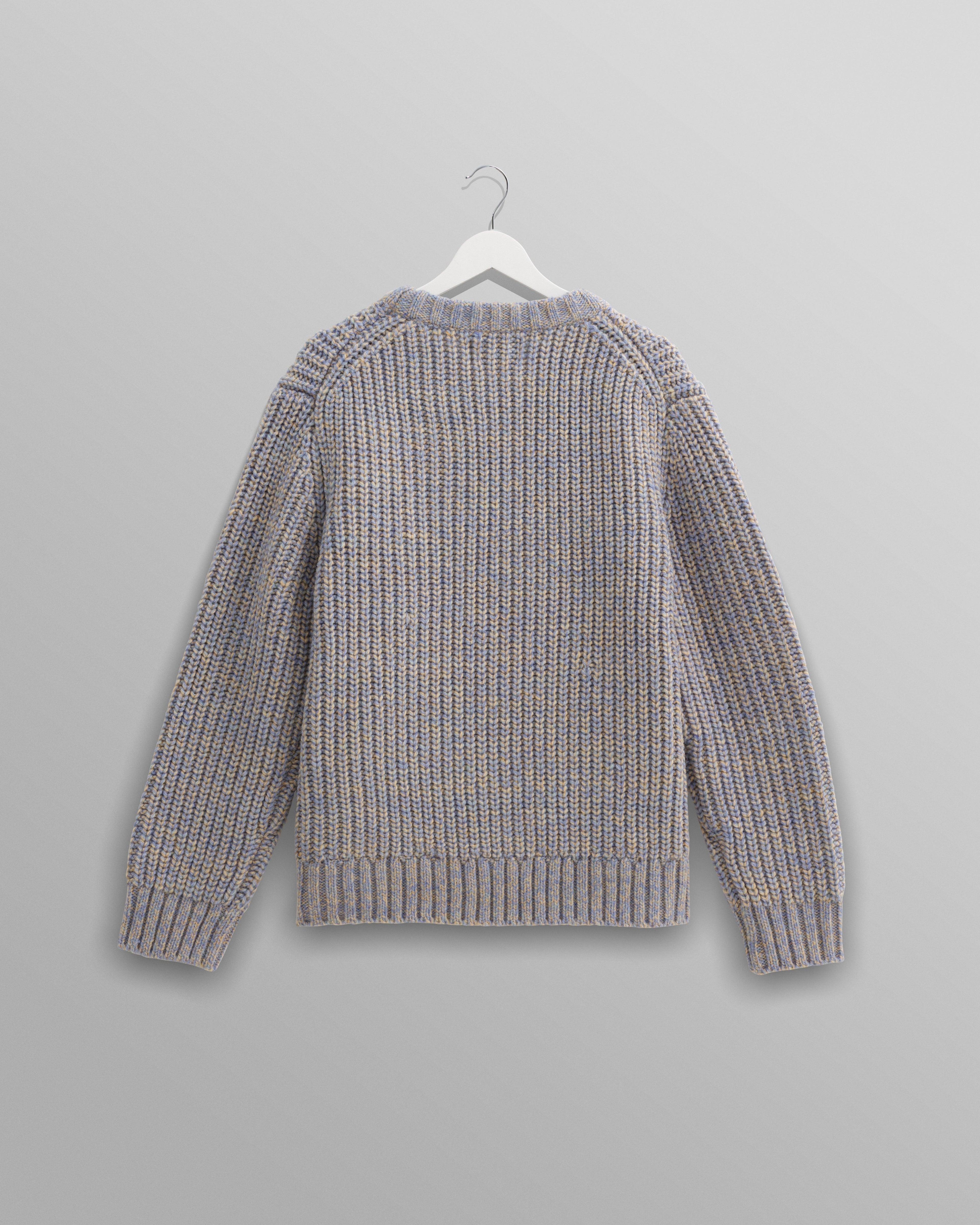 Wilde - Blue Heavyweight Knit Jumper