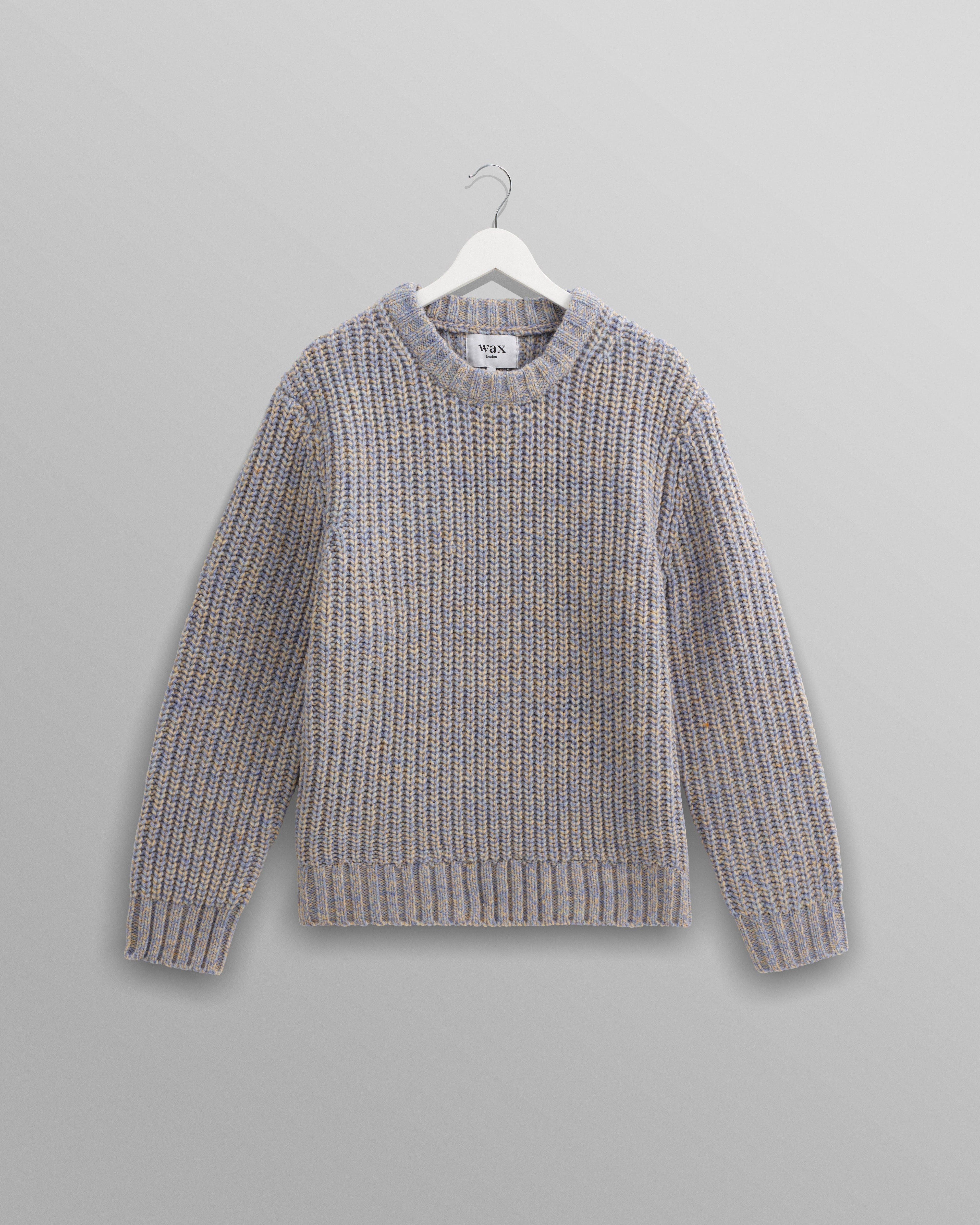 Wilde - Blue Heavyweight Knit Jumper