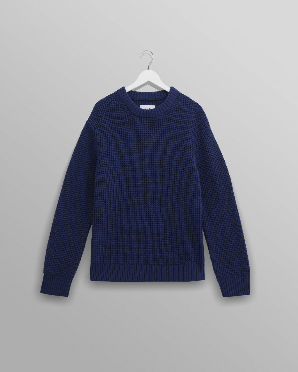 Wilde - Blue Waffle Knit Jumper