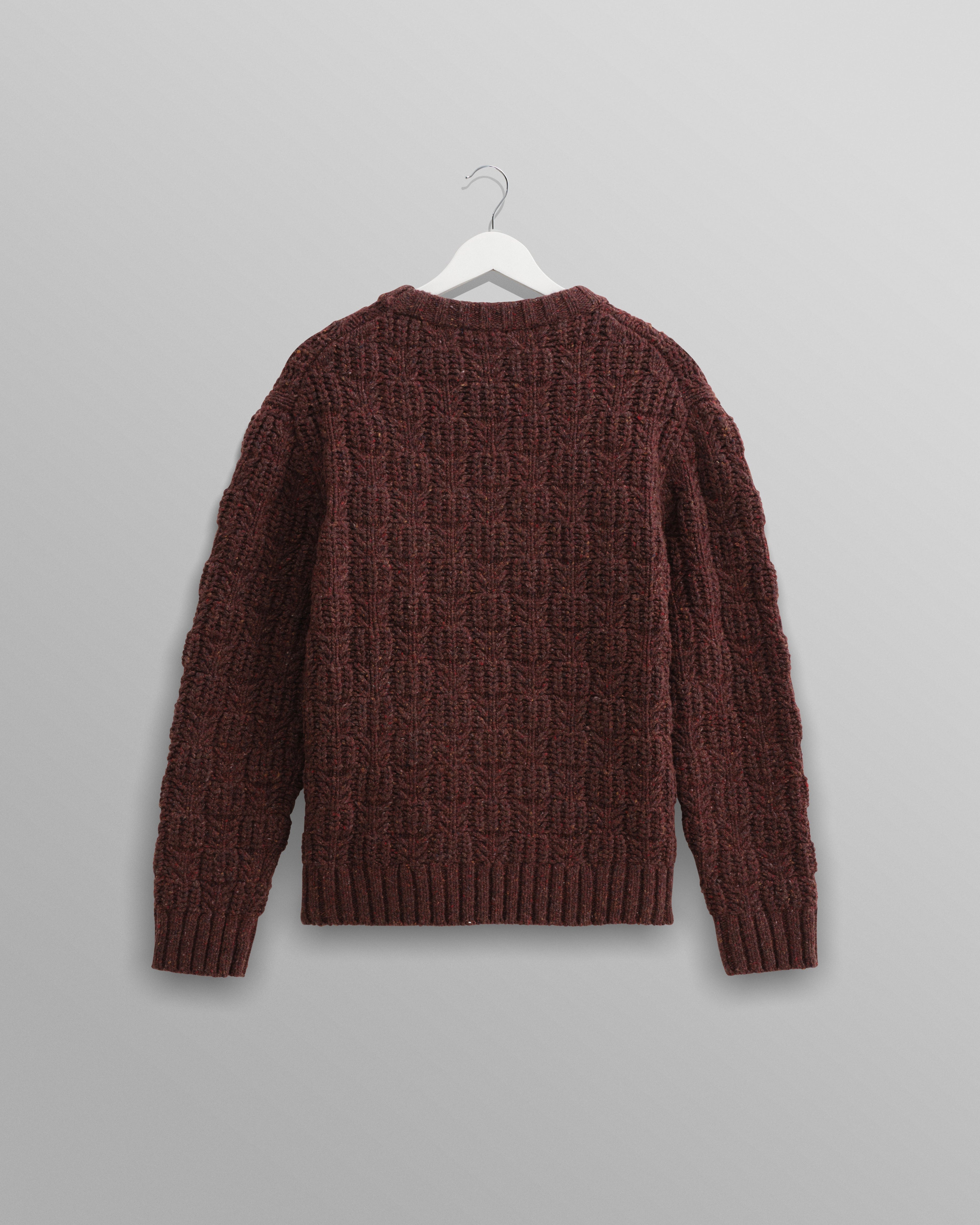 Wilde - Brown Checkerboard Leaf Jumper