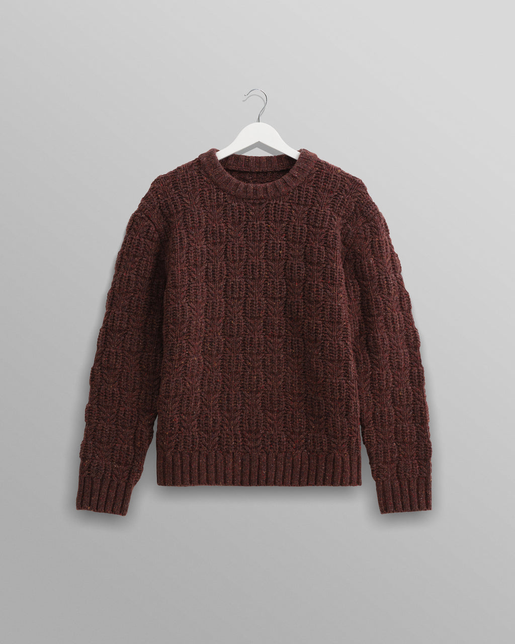 Wilde - Brown Checkerboard Leaf Jumper