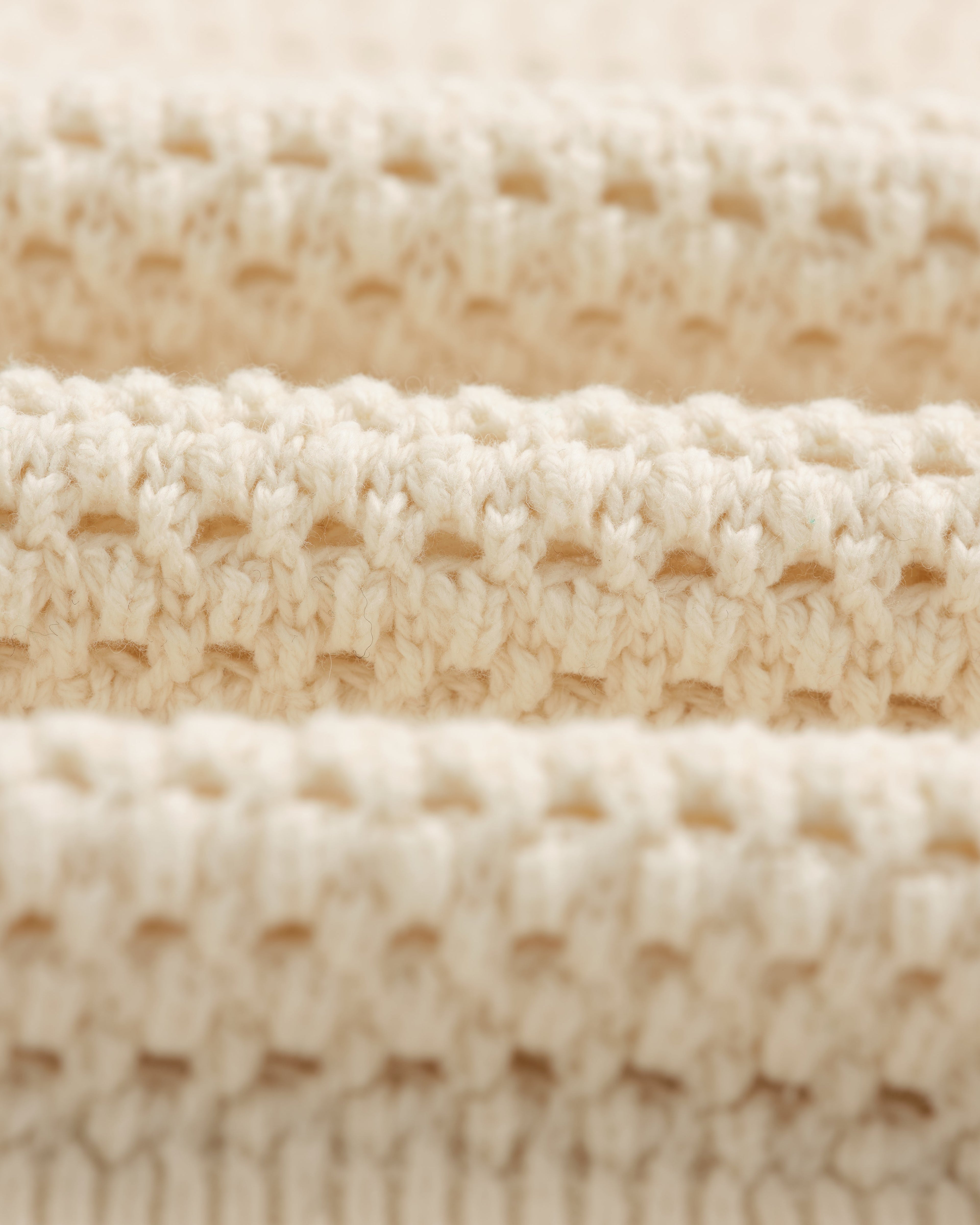 Wilde - Ecru Open Knit Jumper