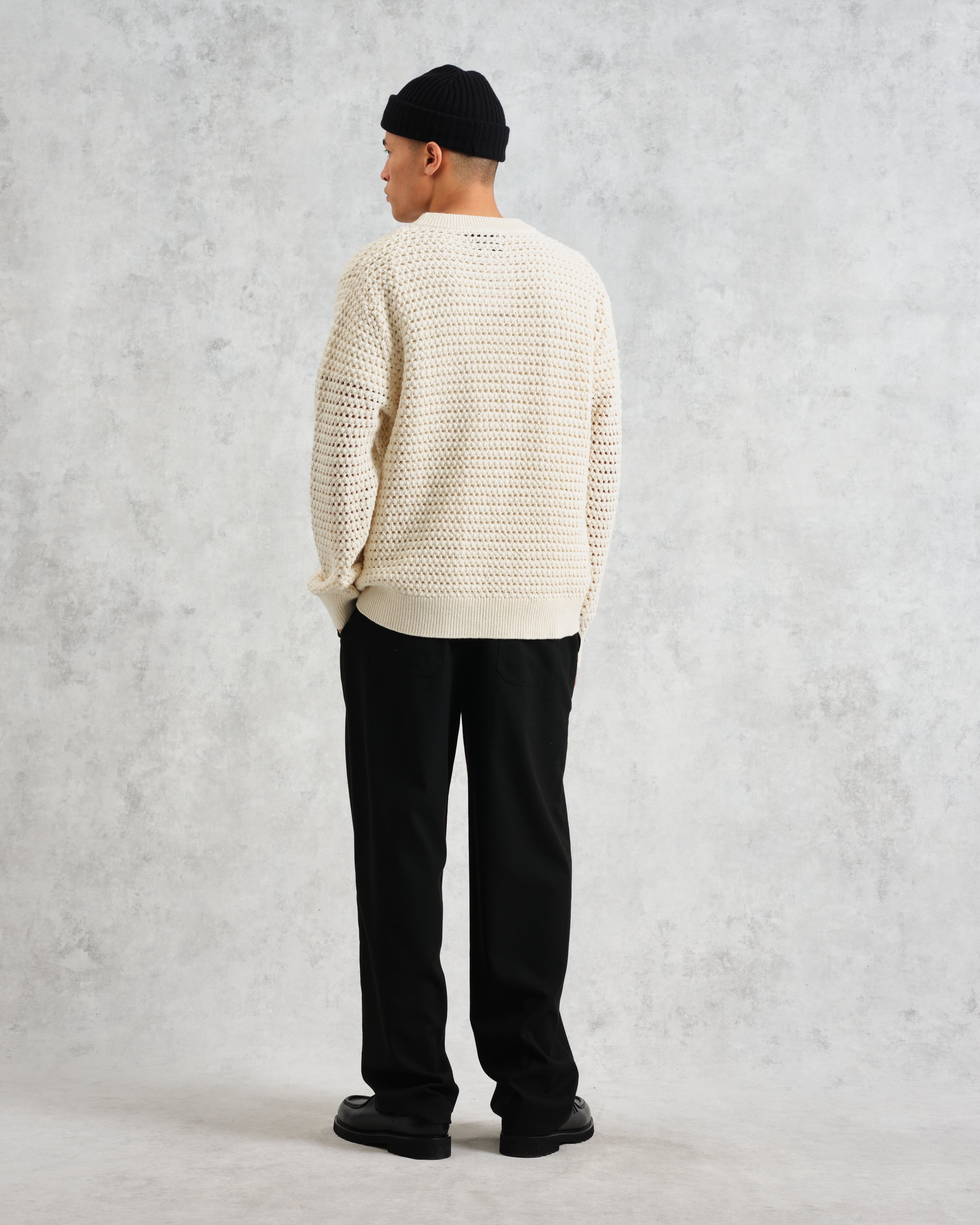 Wilde - Ecru Open Knit Jumper