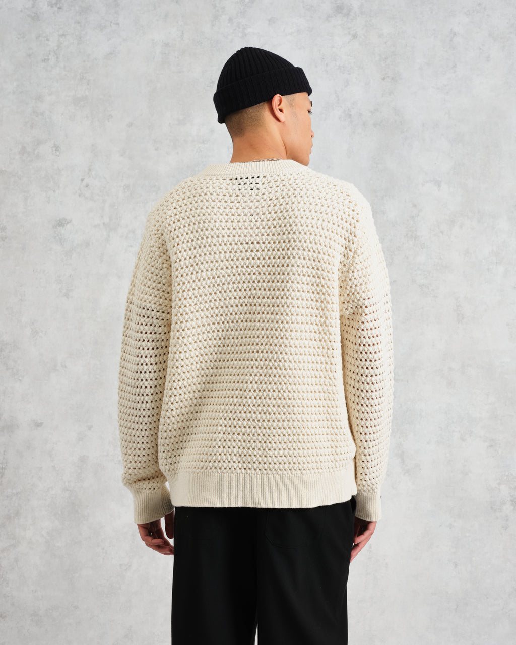 Wilde - Ecru Open Knit Jumper