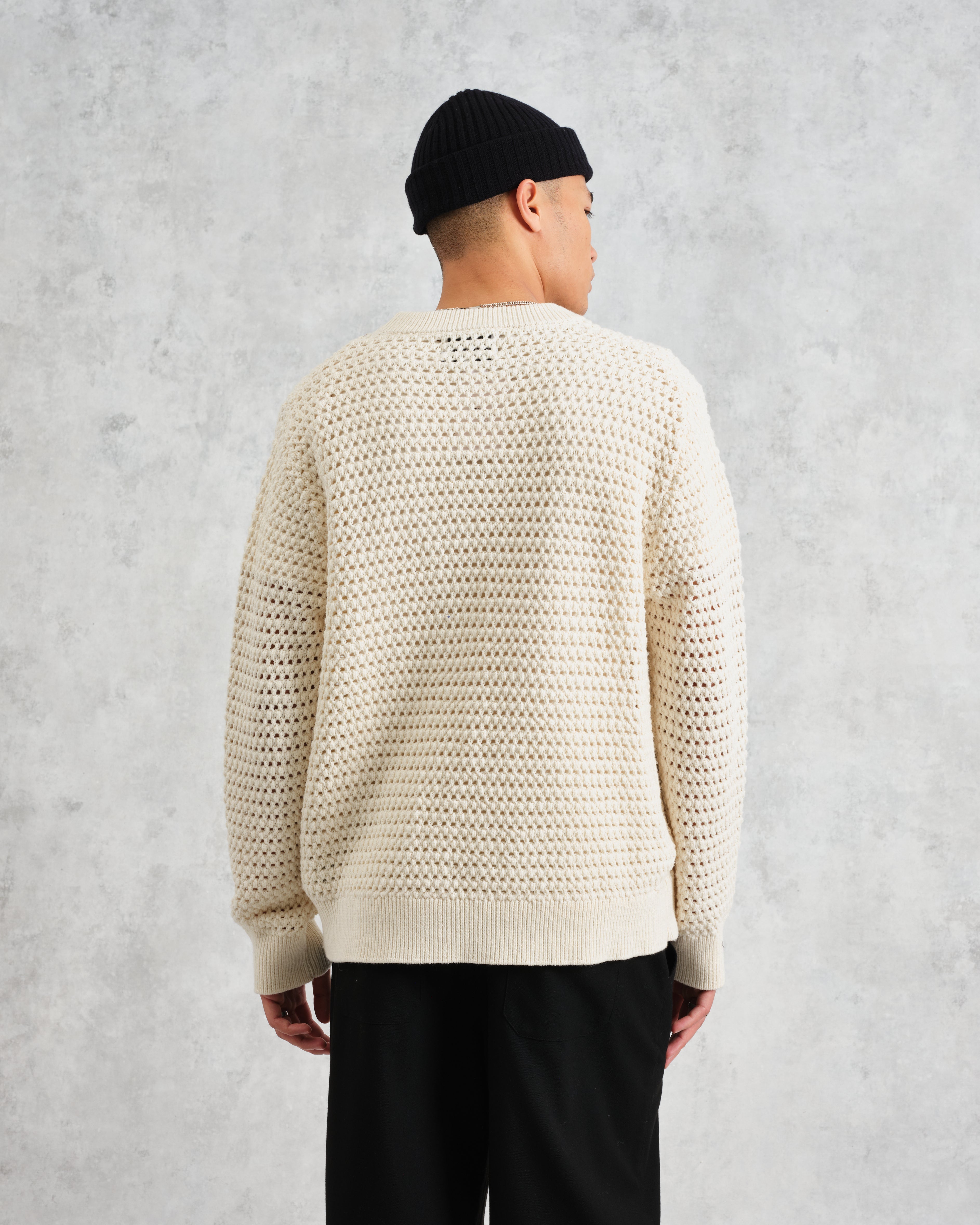 Wilde - Ecru Open Knit Jumper
