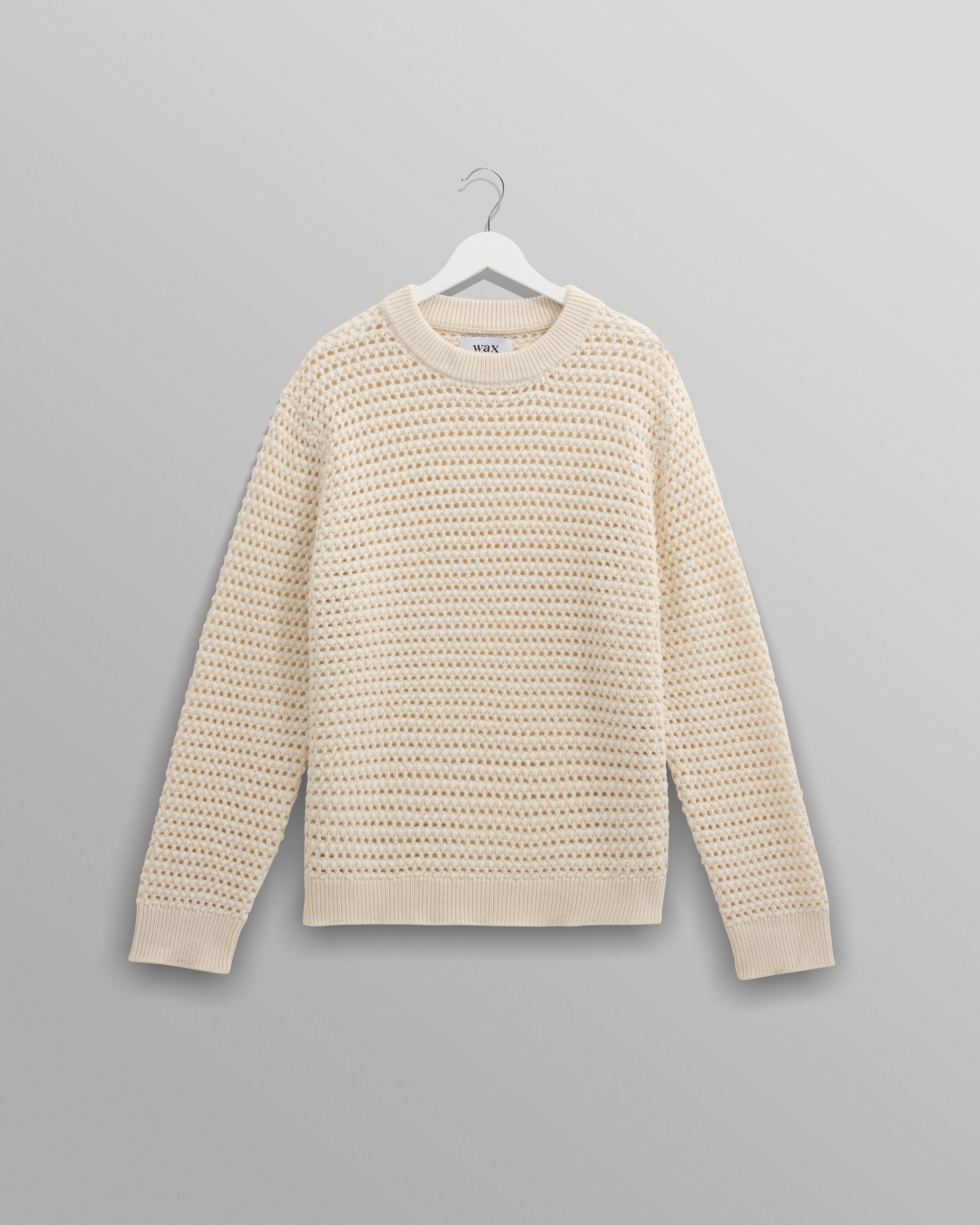 Wilde - Ecru Open Knit Jumper