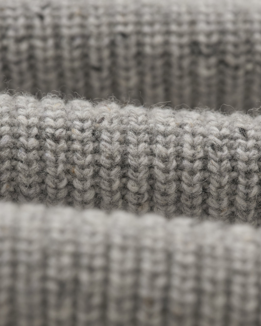 Wilde - Grey Fleck Wool Jumper