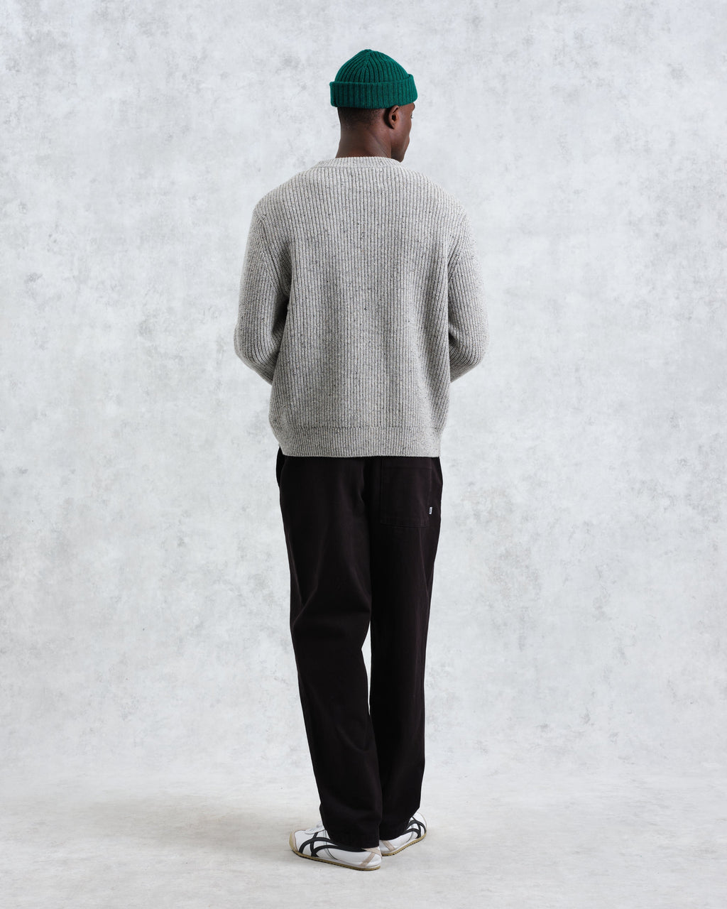 Wilde - Grey Fleck Wool Jumper
