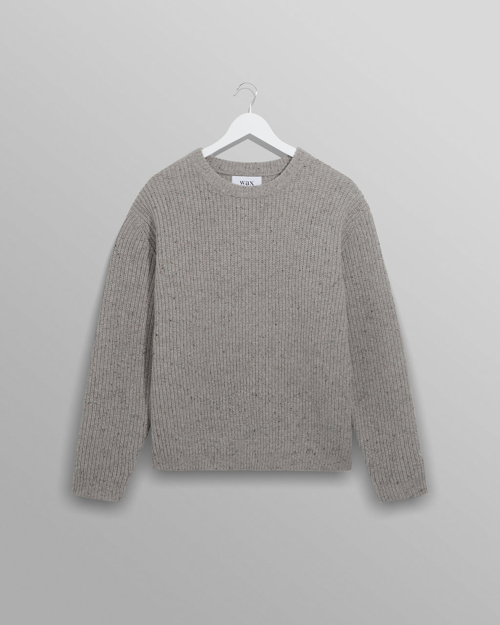 Wilde - Grey Fleck Wool Jumper