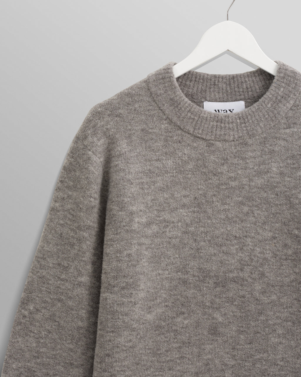 Wilde - Grey Marl Boucle Jumper