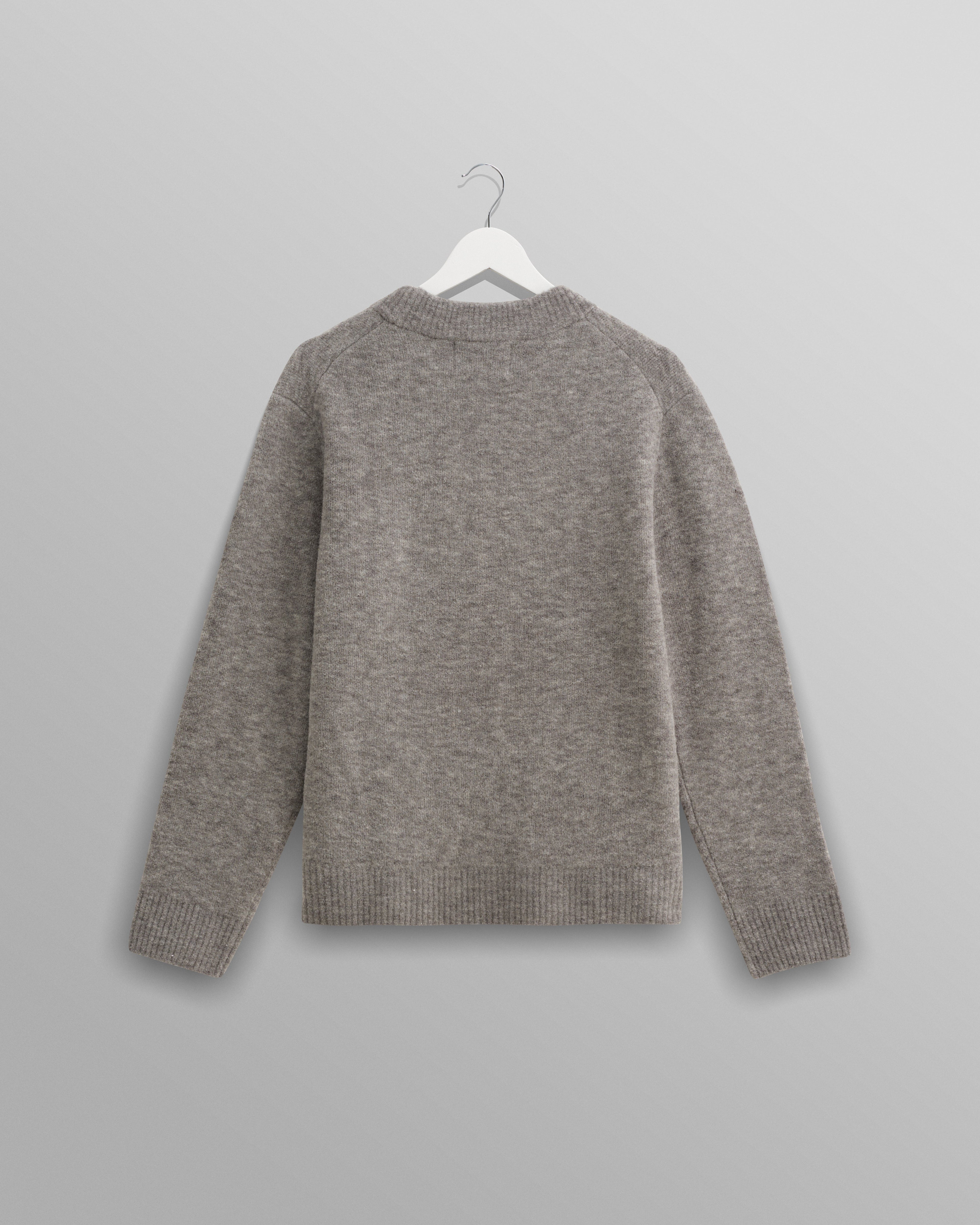 Wilde - Grey Marl Boucle Jumper
