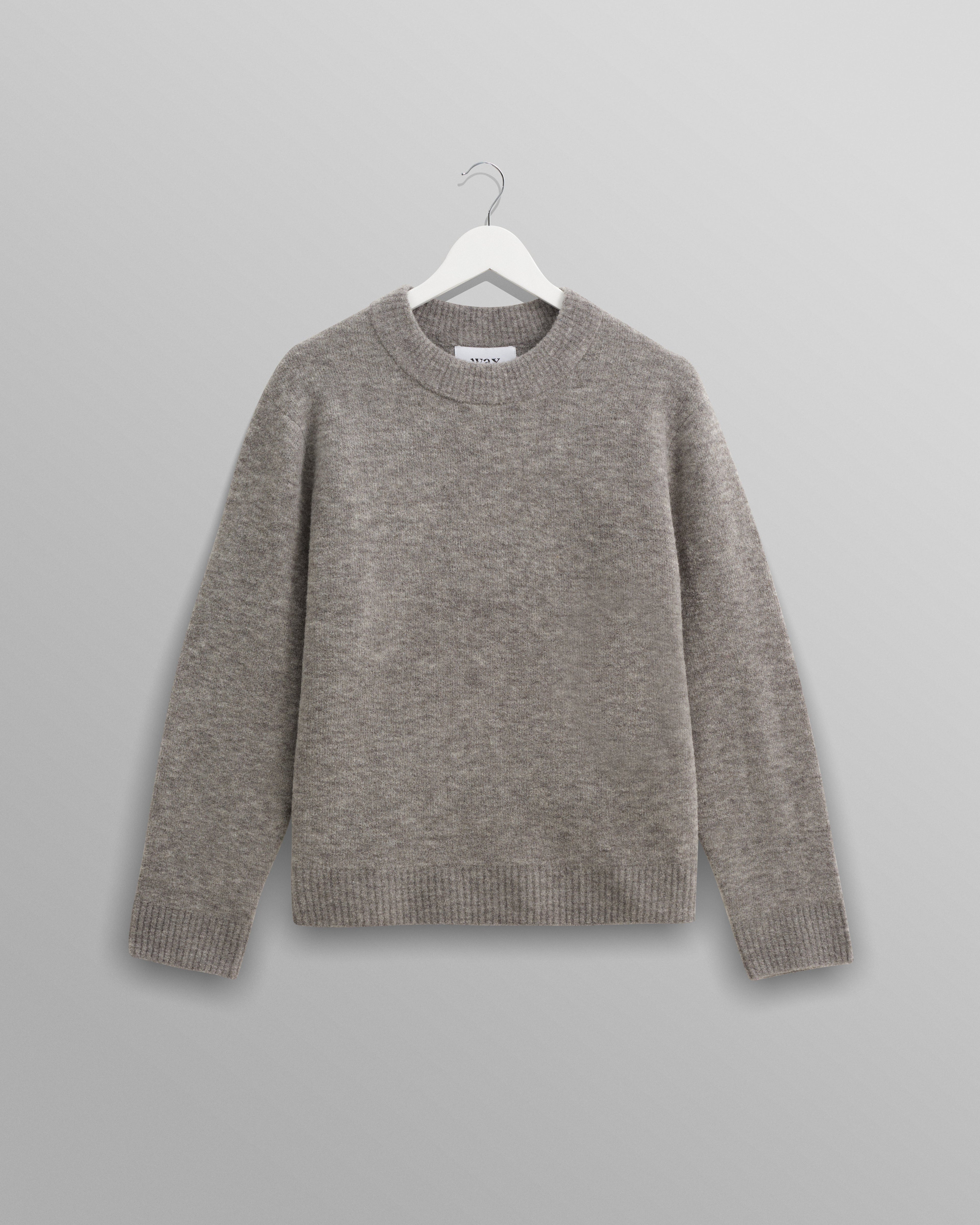 Wilde - Grey Marl Boucle Jumper