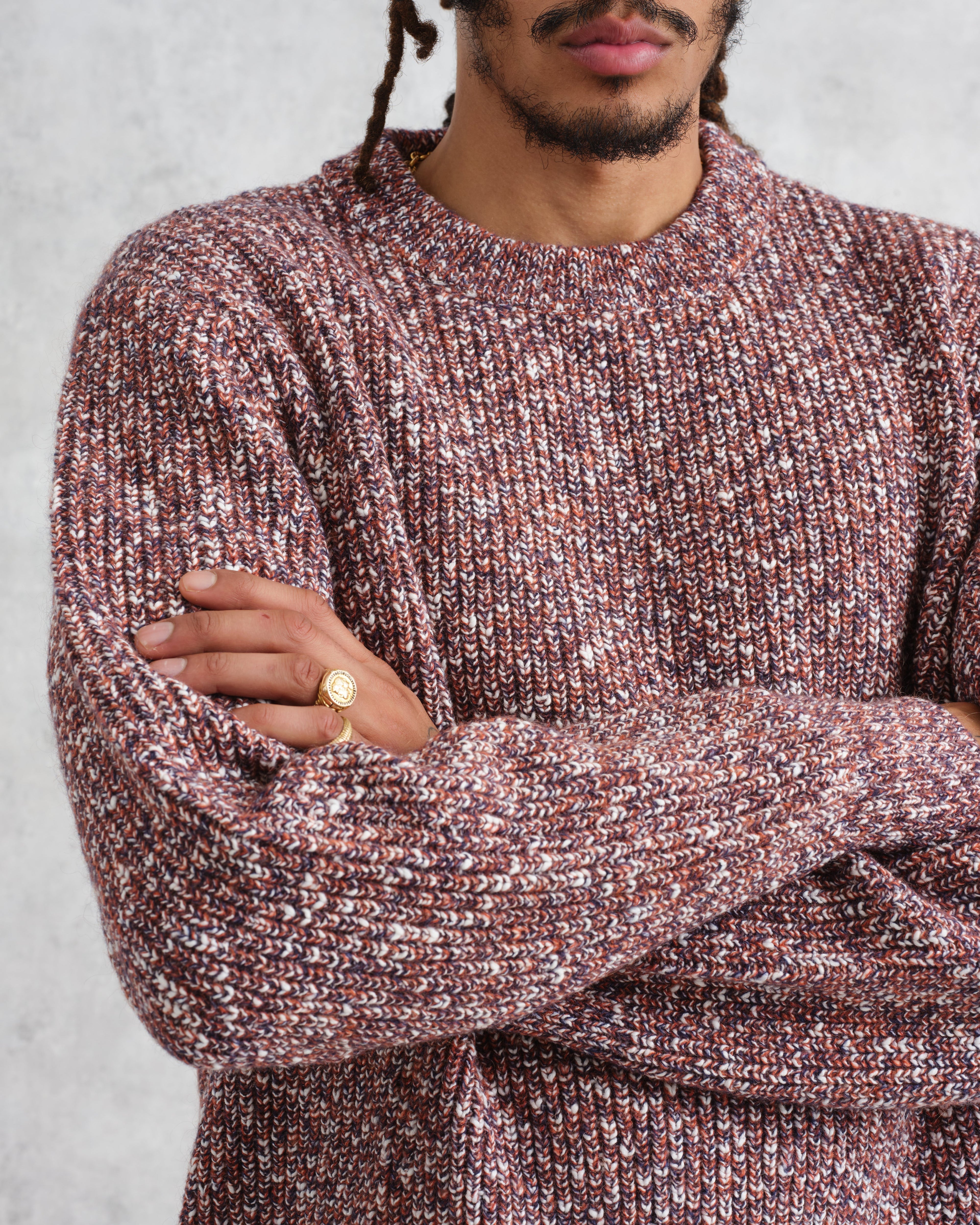 Wilde - Multicolour Twisted Rib Jumper