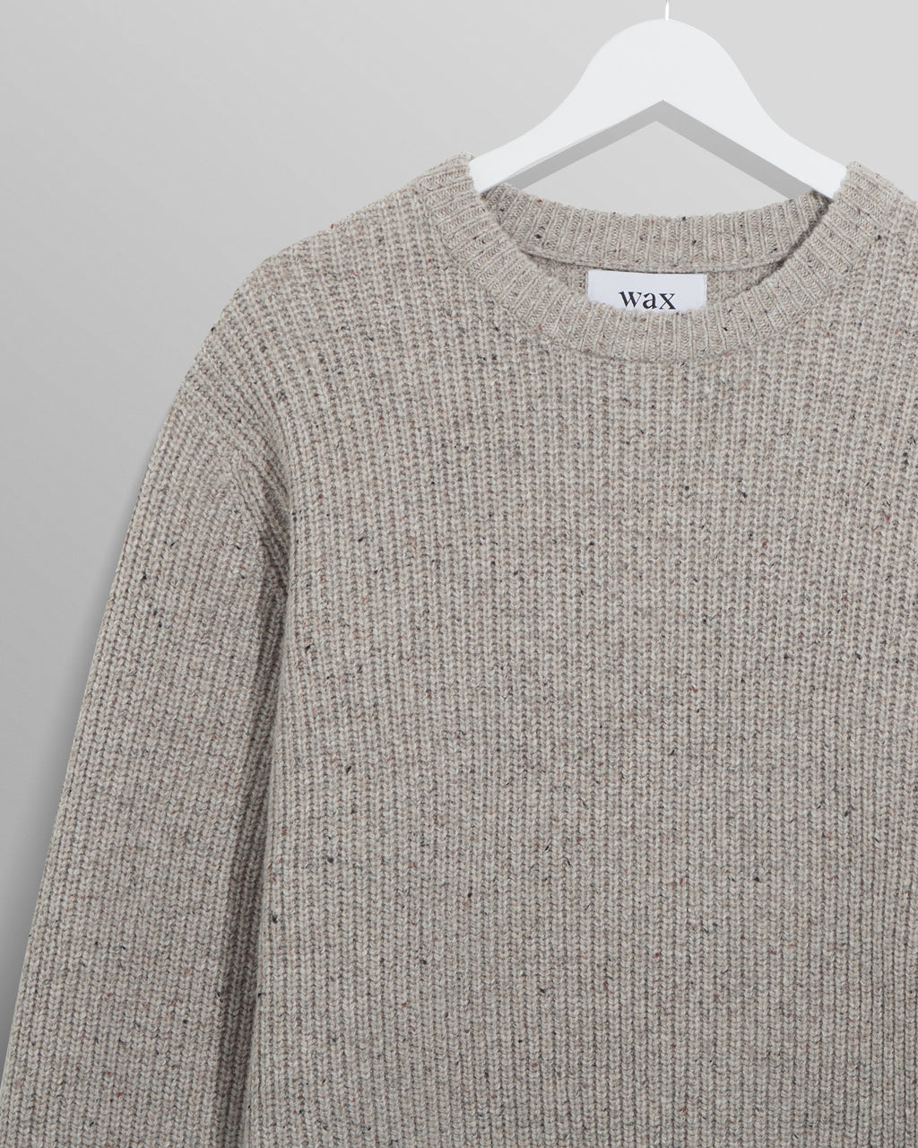 Wilde - Natural Fleck Wool Jumper