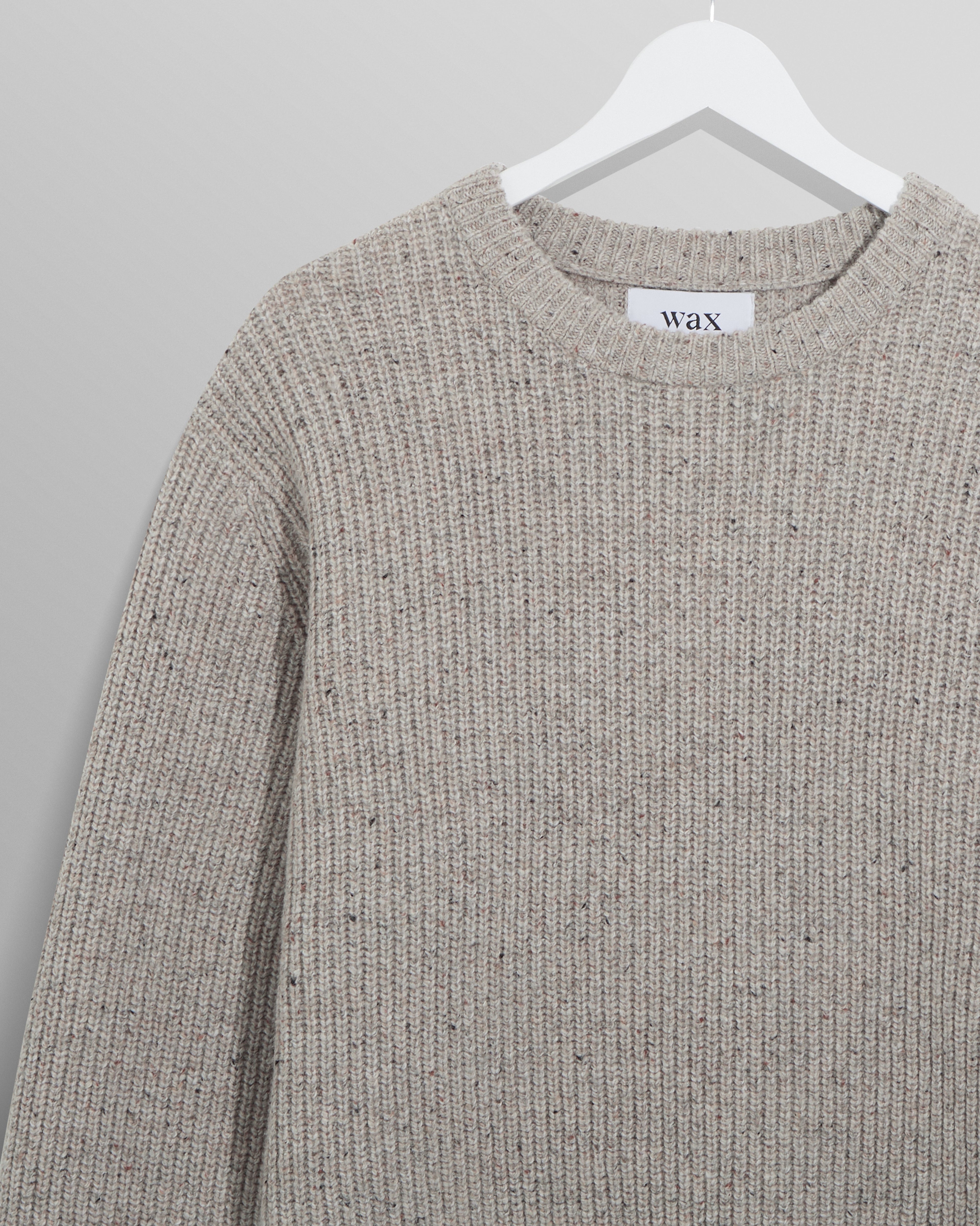 Wilde - Natural Fleck Wool Jumper