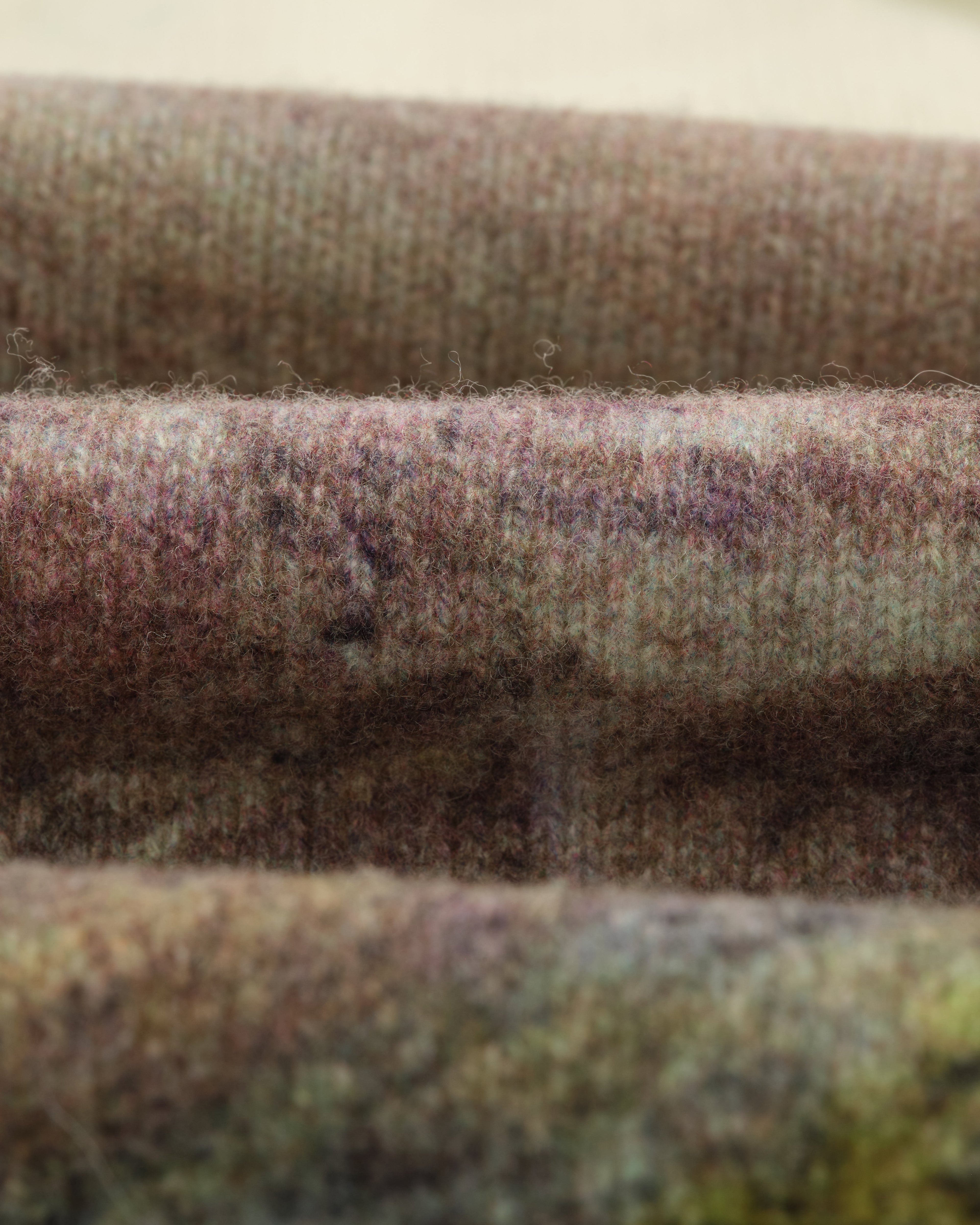 Wilde - Natural Landscape Print Wool Jumper