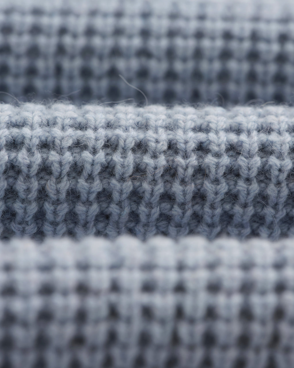Wilde - Pale Blue Waffle Knit Jumper