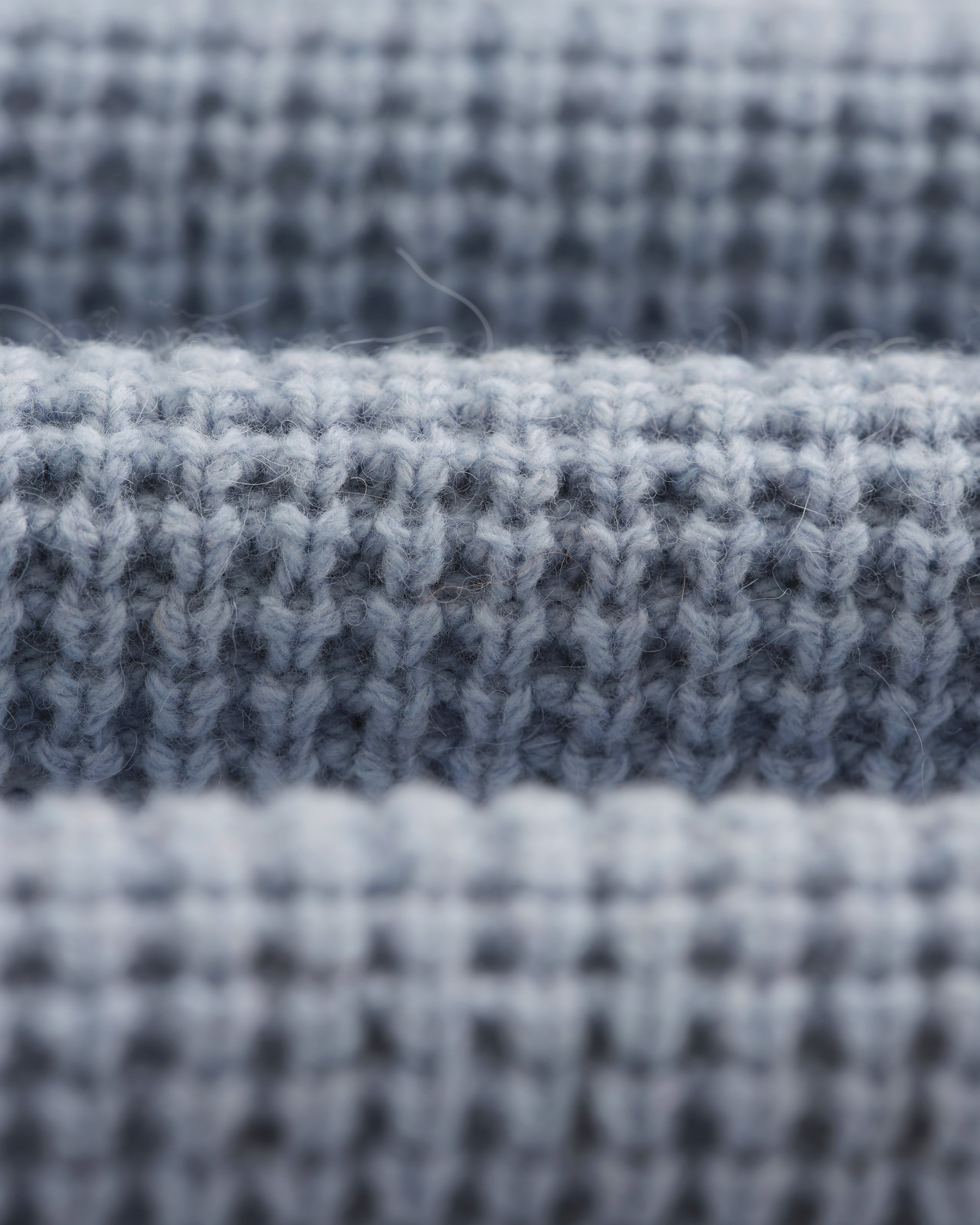 Wilde - Pale Blue Waffle Knit Jumper