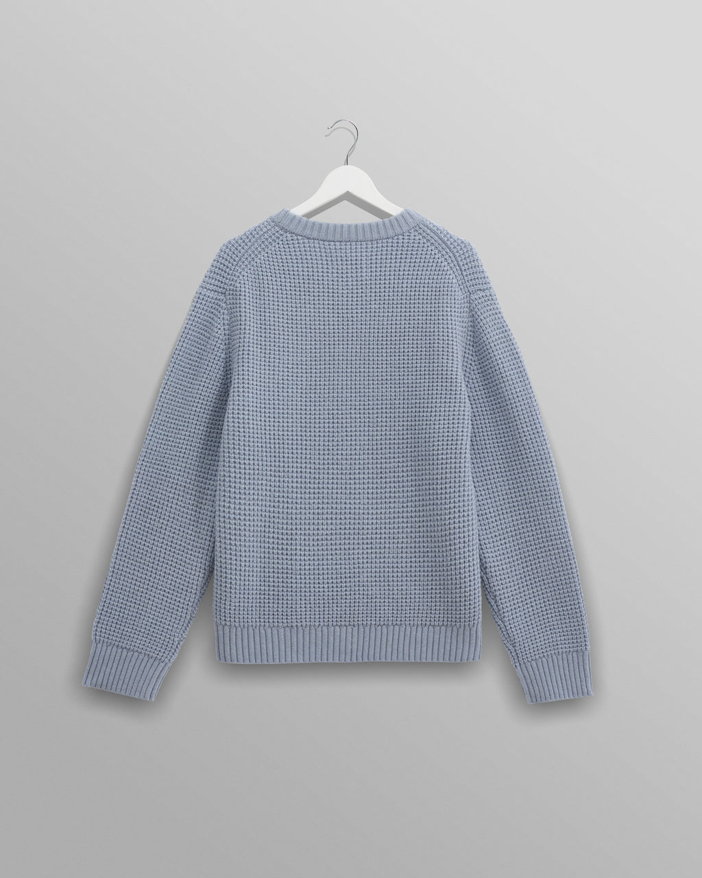 Wilde - Pale Blue Waffle Knit Jumper